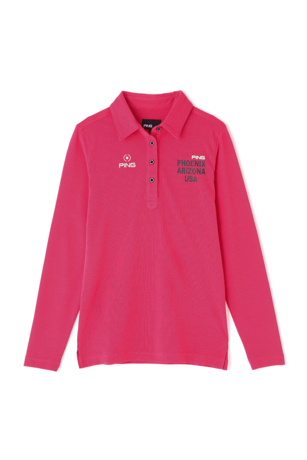 【PING APPAREL】長袖ポロシャツ ＜NATEVE＞ (LADIES)