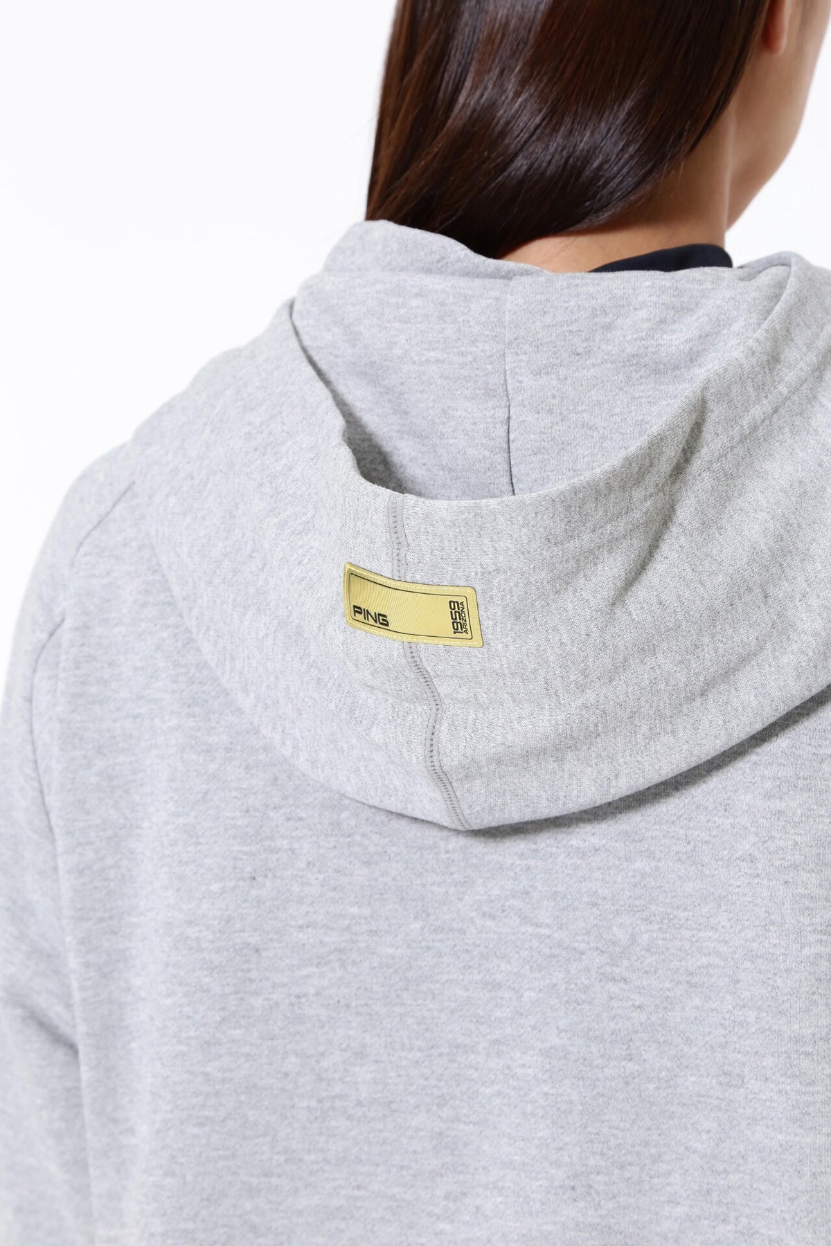 【PING APPAREL】エコアーチ 裏毛スウェットフーディプルオーバー ＜GOLD＞ (LADIES)