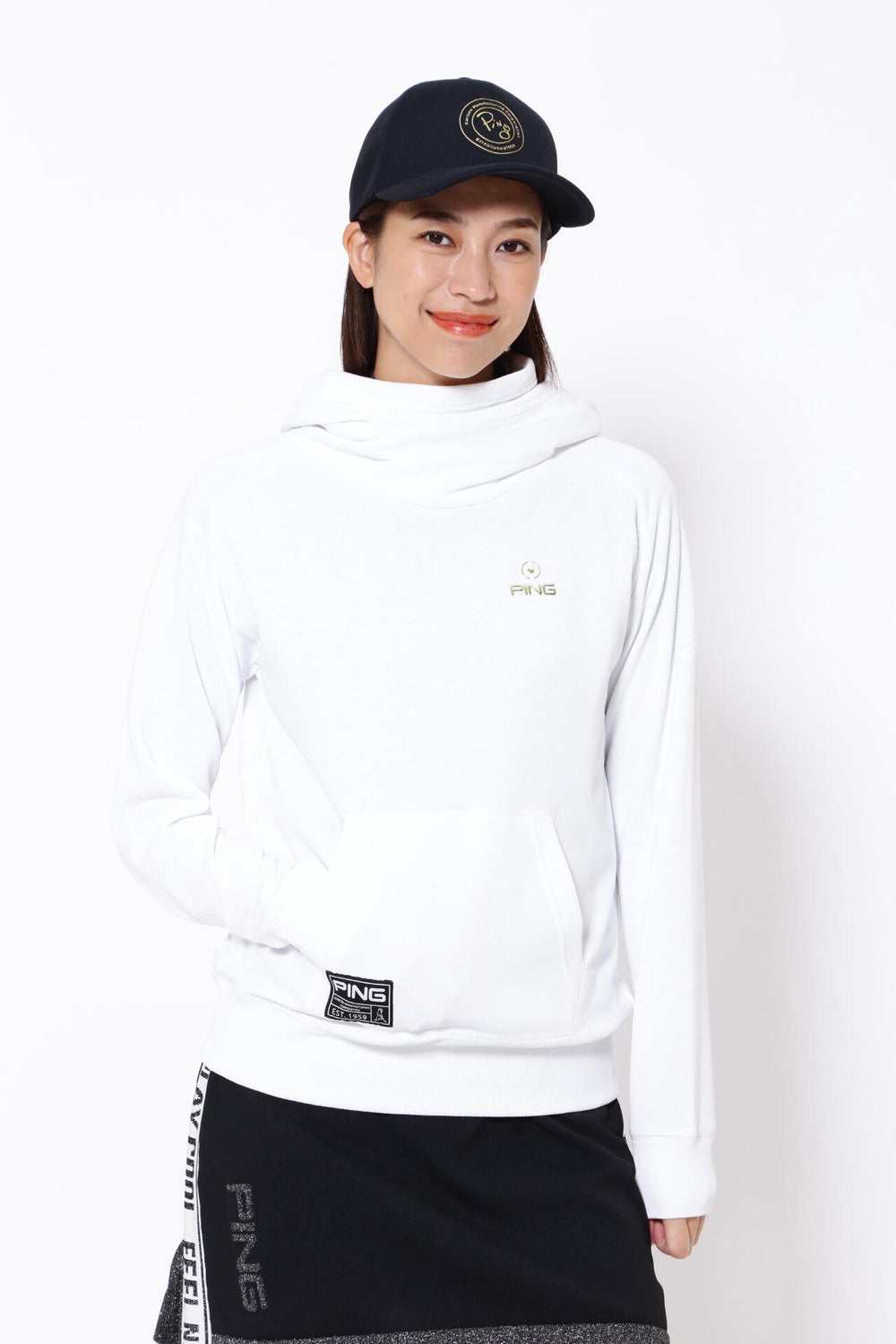 [PING APPAREL]エコアーチ 裏毛スウェットフーディプルオーバー ＜GOLD＞ (LADIES) | PING（ピン） ｜【公式 ...