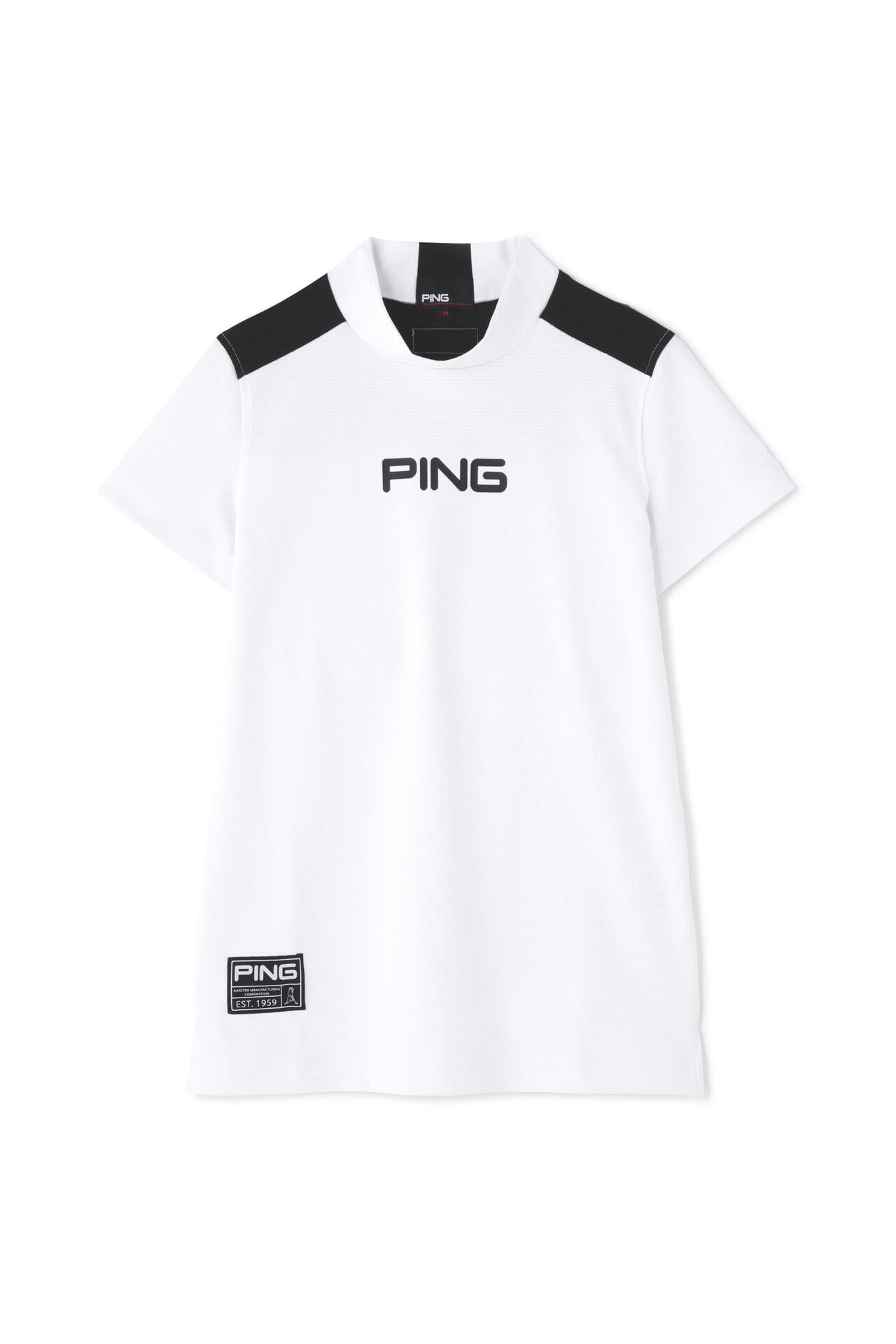 PING APPAREL】エコブルー 半袖ハイネックカットソー ＜GOLD＞ (LADIES