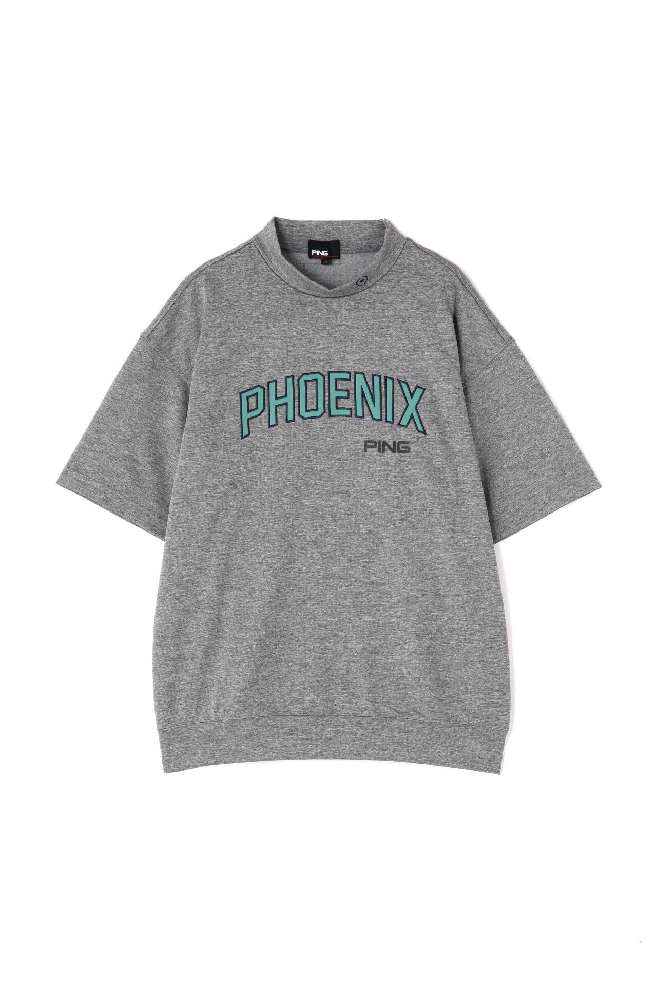 【PING APPAREL】杢ストレッチポンチスペースマスターUV半袖ハイネックカットソー ＜NATIVE＞ (LADIES)