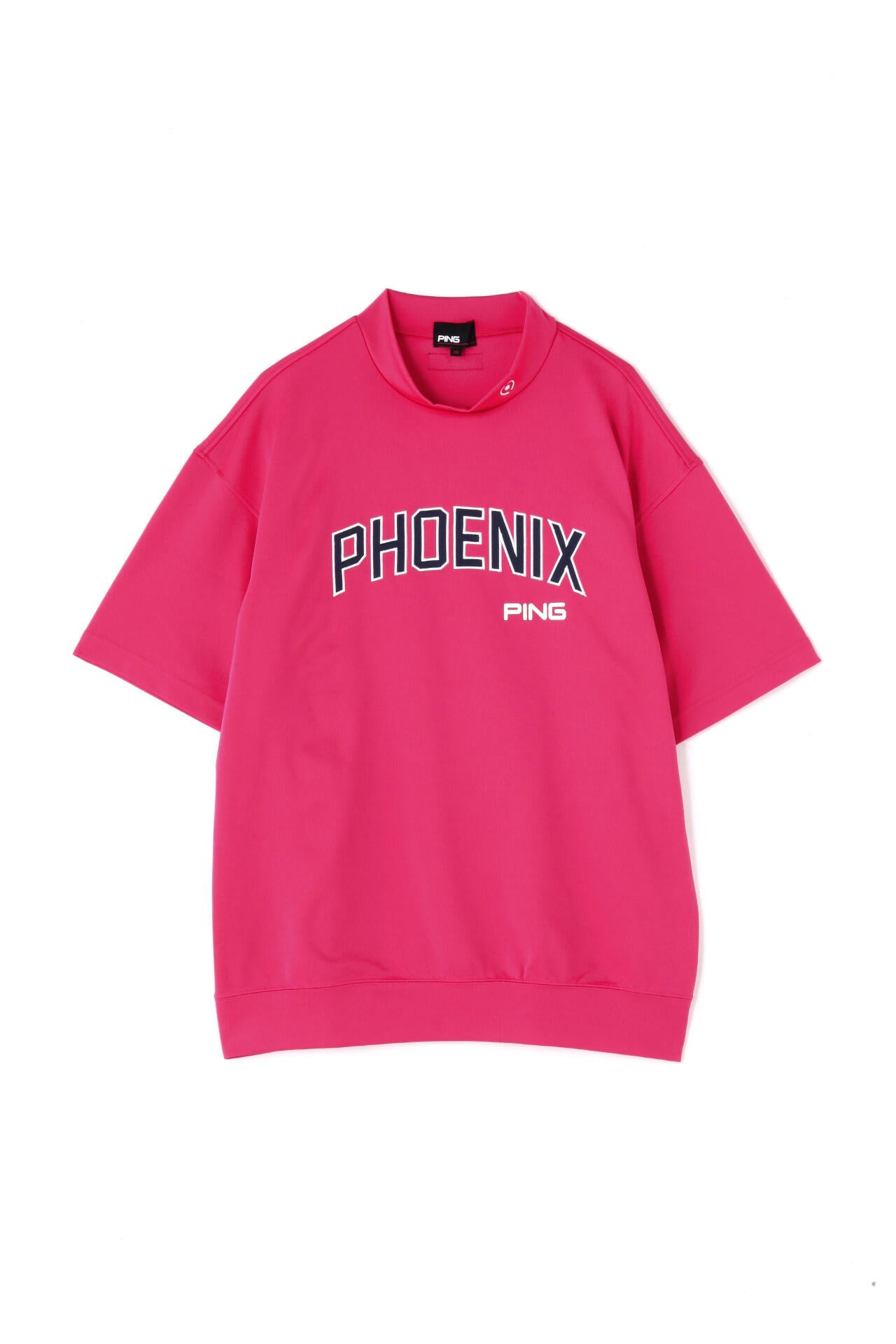 【PING APPAREL】杢ストレッチポンチスペースマスターUV半袖ハイネックカットソー ＜NATIVE＞ (LADIES)