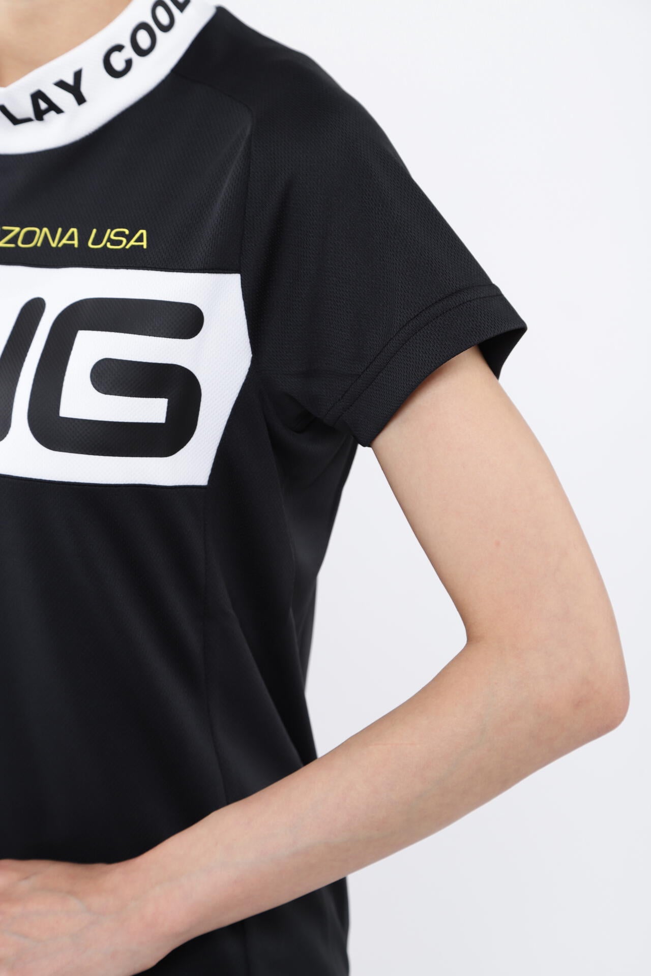 【PING APPAREL】BIG PINGロゴ クールコア半袖ハイネックカットソー ＜PERFORMANCE＞ (LADIES)