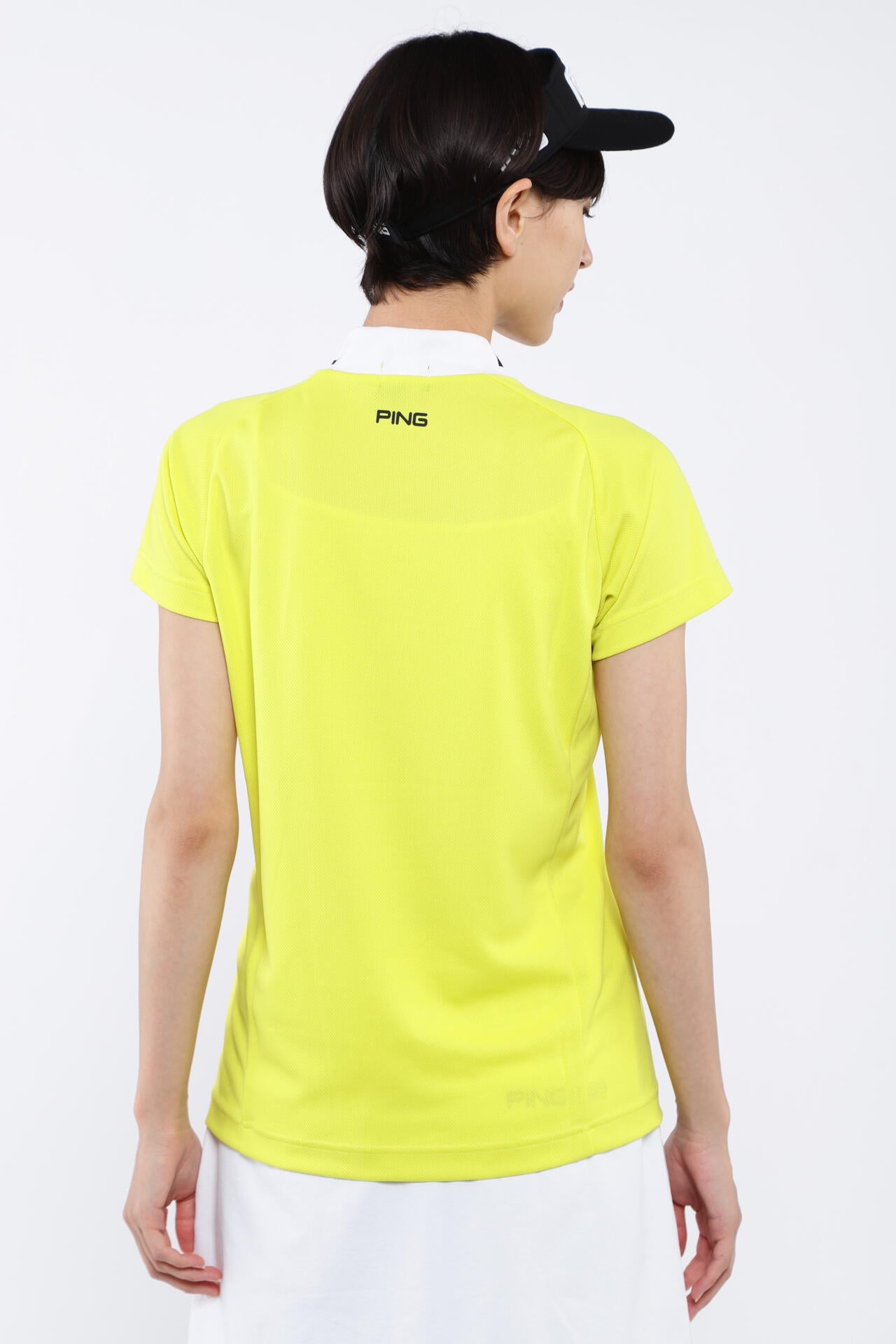 【PING APPAREL】BIG PINGロゴ クールコア半袖ハイネックカットソー ＜PERFORMANCE＞ (LADIES)