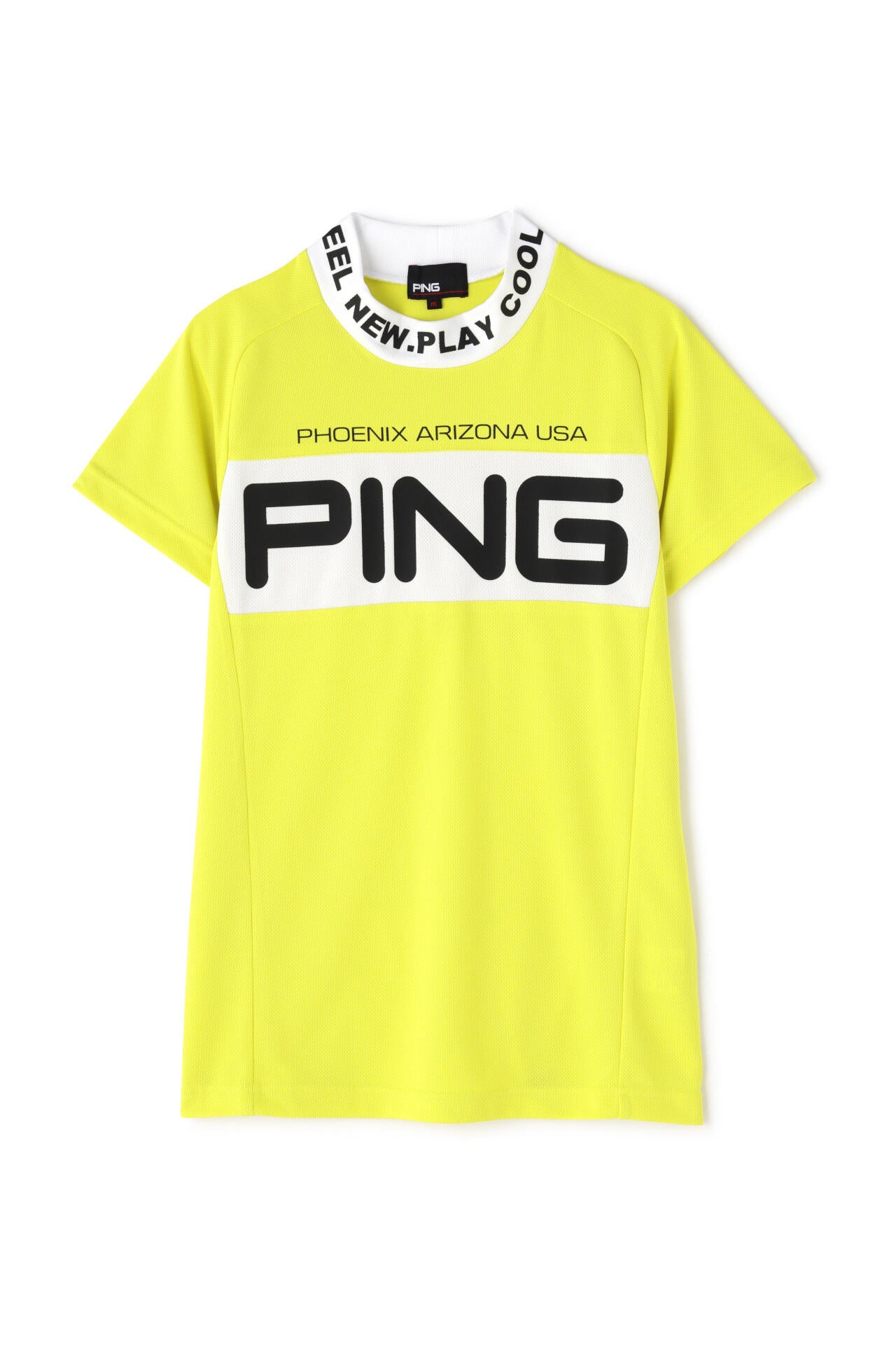 【PING APPAREL】BIG PINGロゴ クールコア半袖ハイネックカットソー ＜PERFORMANCE＞ (LADIES)