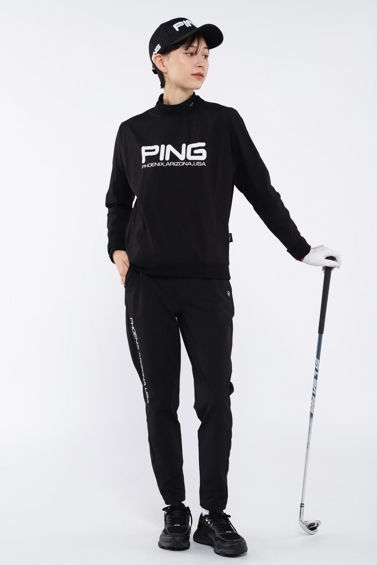【PING APPAREL】エアーフレイク長袖ハイネックカットソー ＜PERFORMANCE＞ (LADIES)