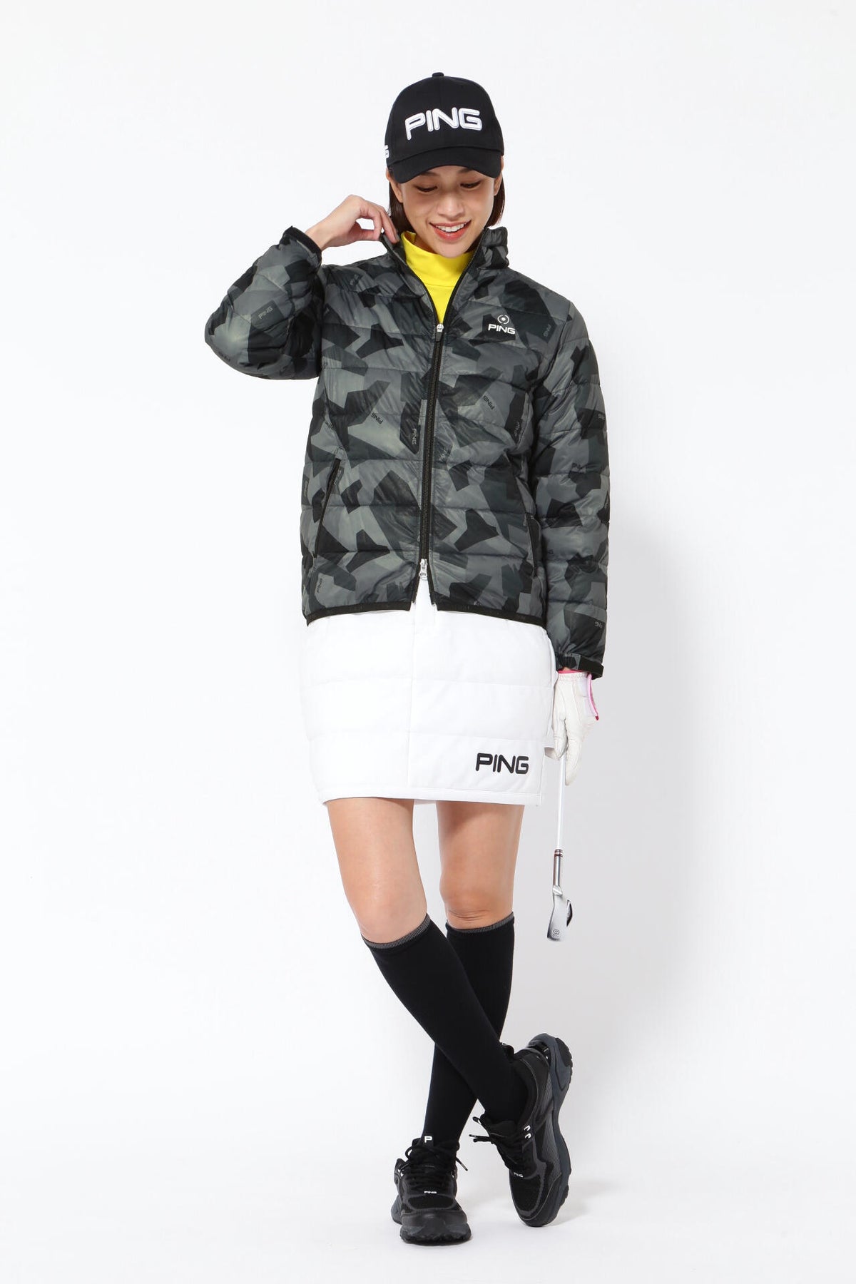 【PING APPAREL】エアーフレイク長袖ハイネックカットソー ＜PERFORMANCE＞ (LADIES)