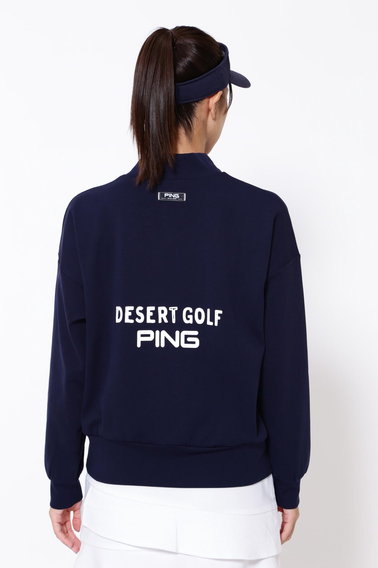 【PING APPAREL】ダブルニット長袖ハイネックカットソー ＜NATIVE＞ (LADIES)