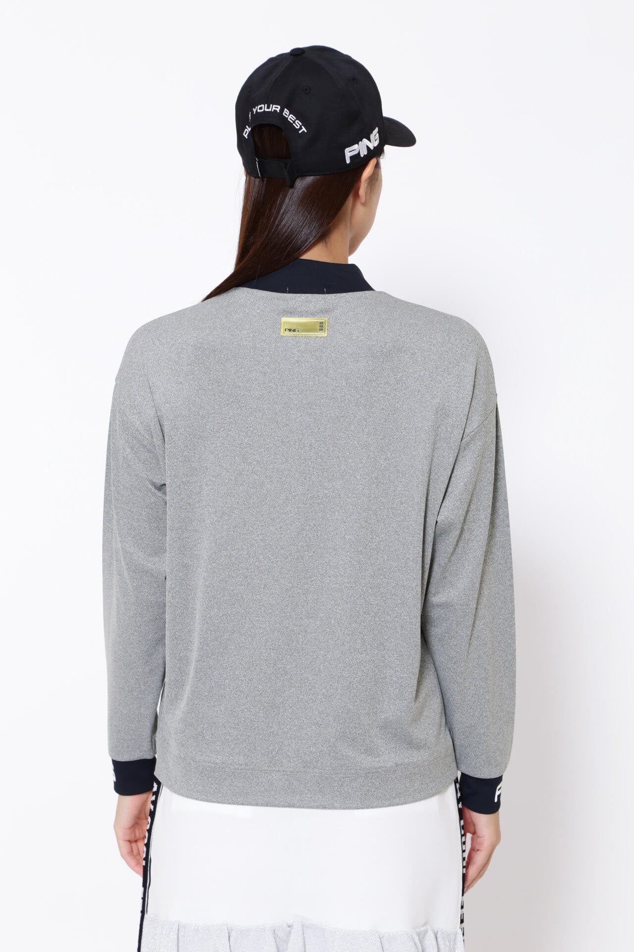 【PING APPAREL】ベアスムース 長袖ハイネックカットソー ＜GOLD＞ (LADIES)
