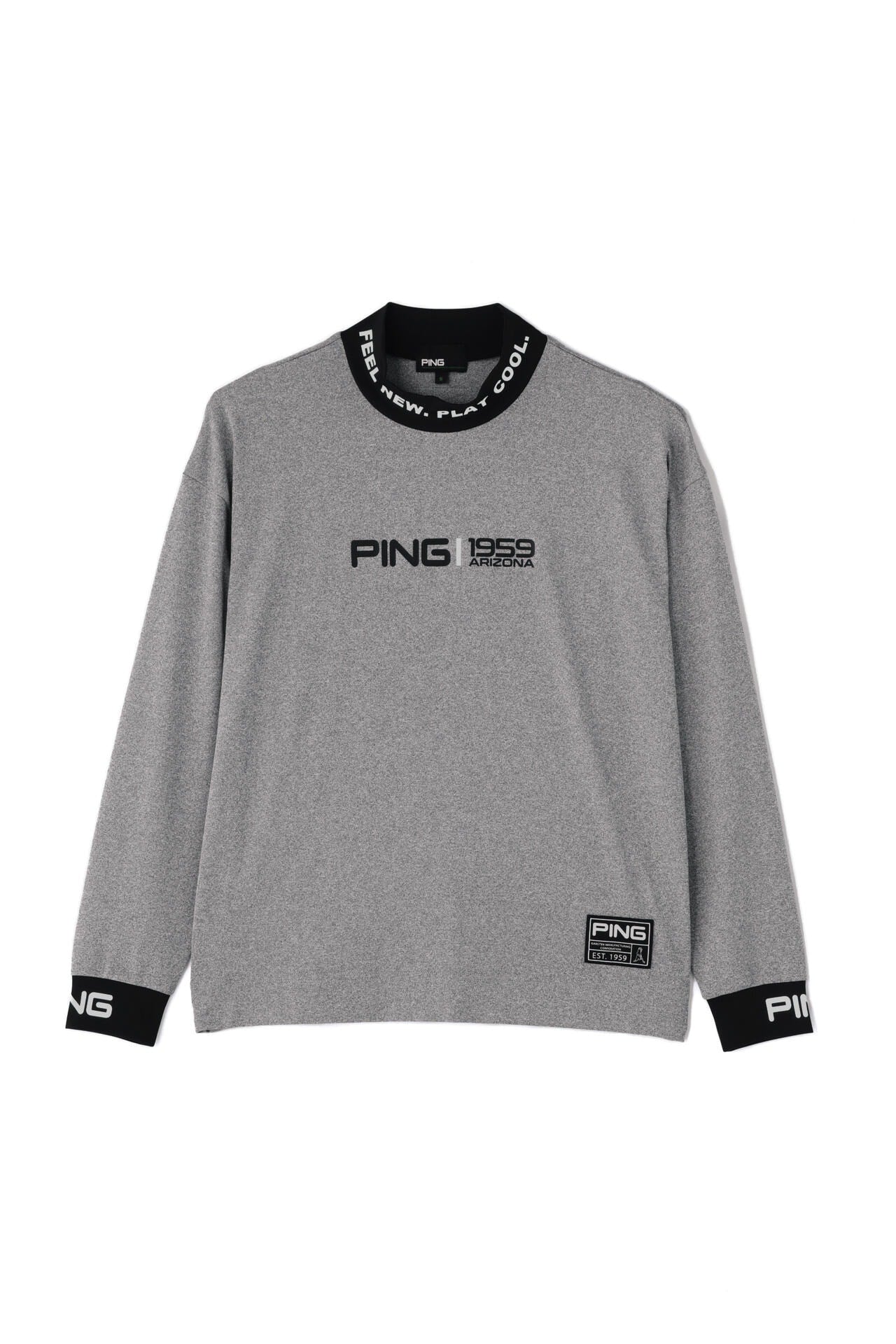 【PING APPAREL】ベアスムース 長袖ハイネックカットソー ＜GOLD＞ (LADIES)
