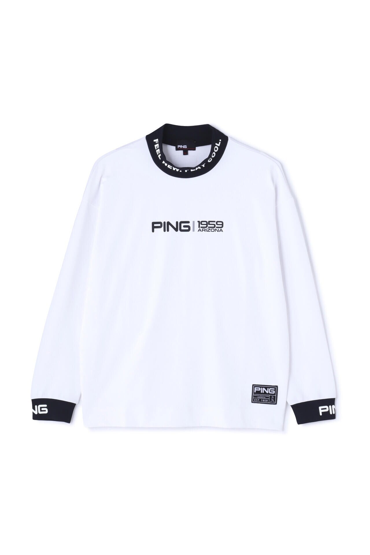 【PING APPAREL】ベアスムース 長袖ハイネックカットソー ＜GOLD＞ (LADIES)