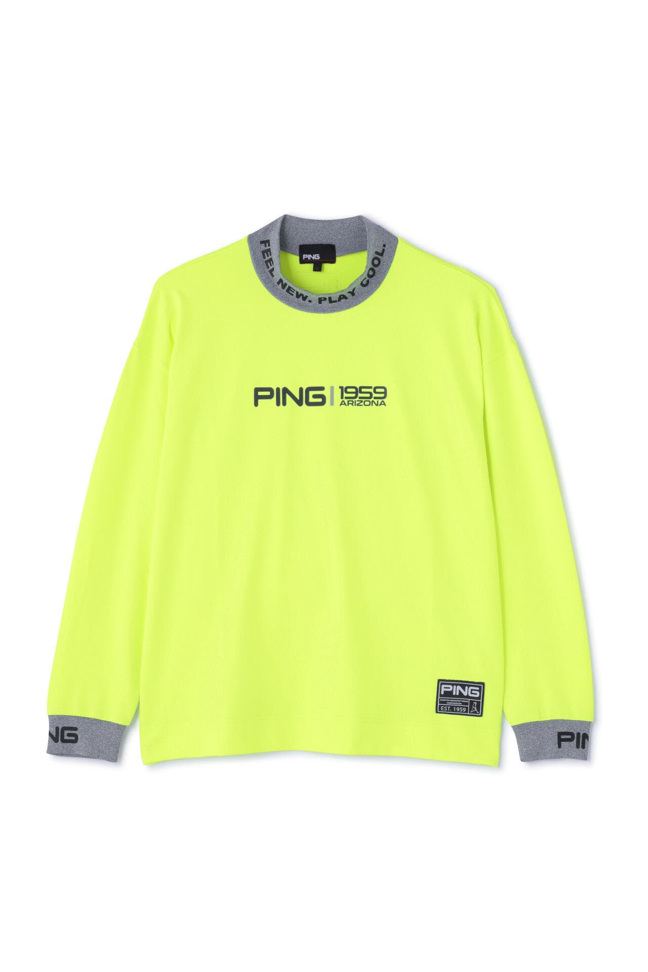【PING APPAREL】ベアスムース 長袖ハイネックカットソー ＜GOLD＞ (LADIES)