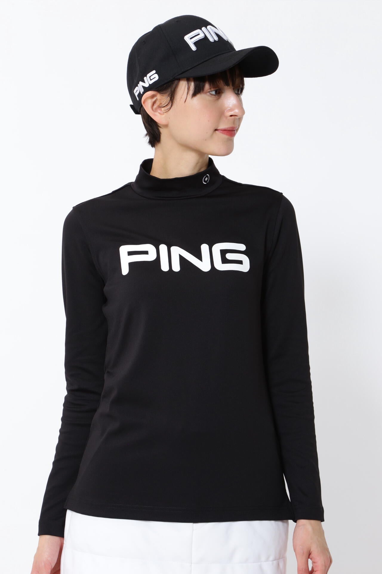 PING APPAREL】UV長袖ハイネックカットソー ＜PERFORMANCE＞ (LADIES