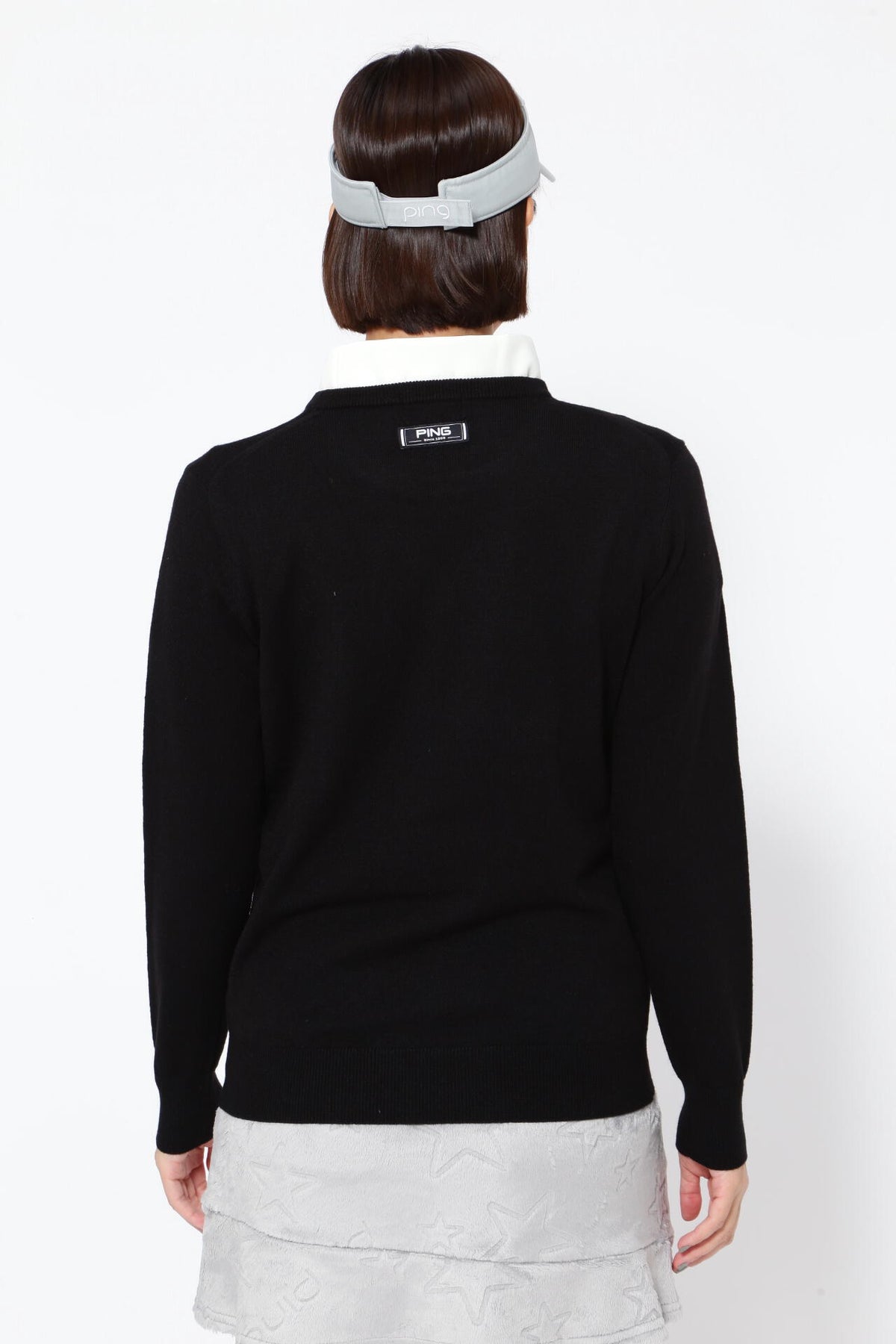 【PING APPAREL】10色展開 プレーンニッティング クルーネックニット ＜NATIVE＞ (LADIES)