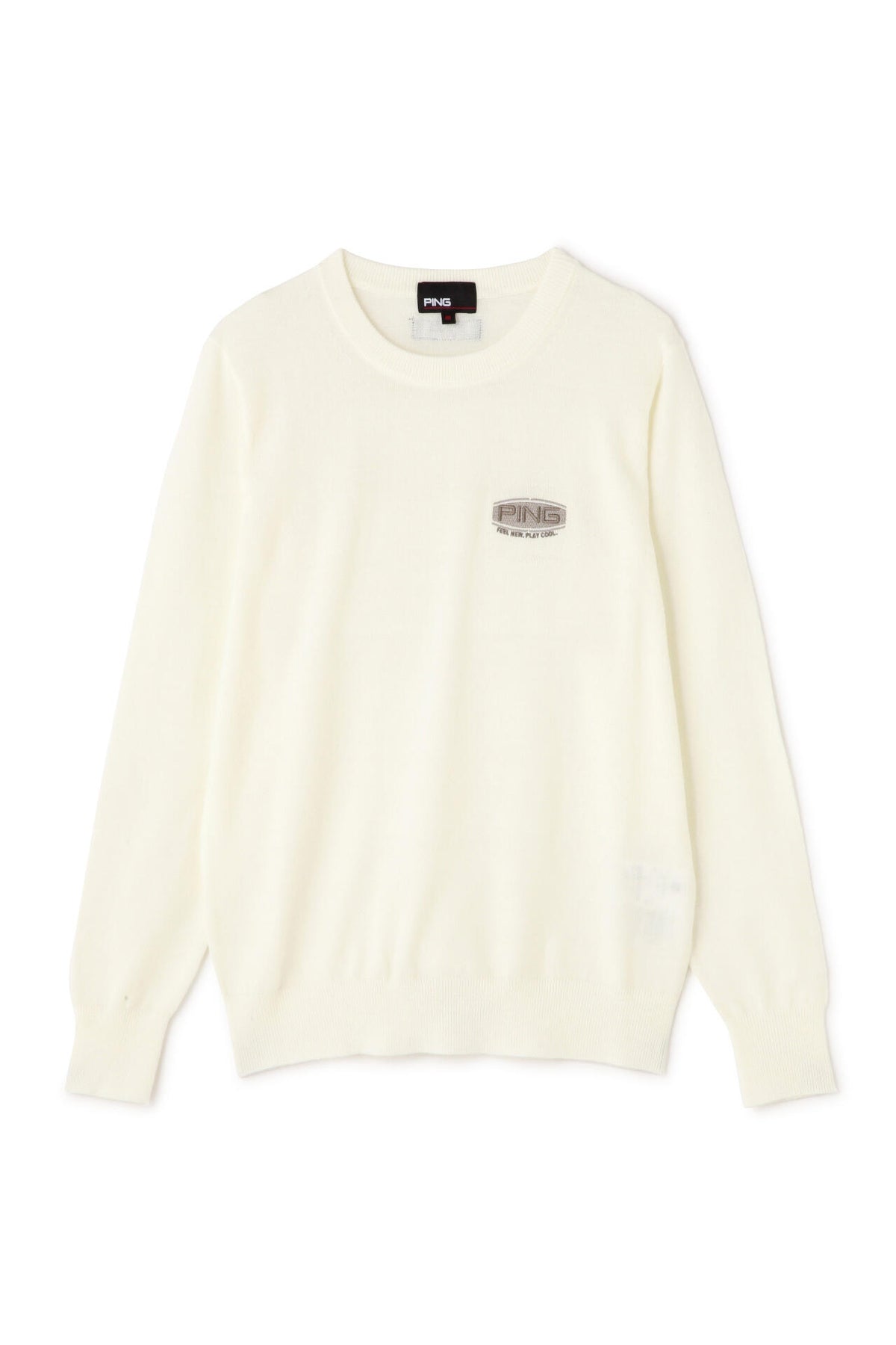 【PING APPAREL】10色展開 プレーンニッティング クルーネックニット ＜NATIVE＞ (LADIES)