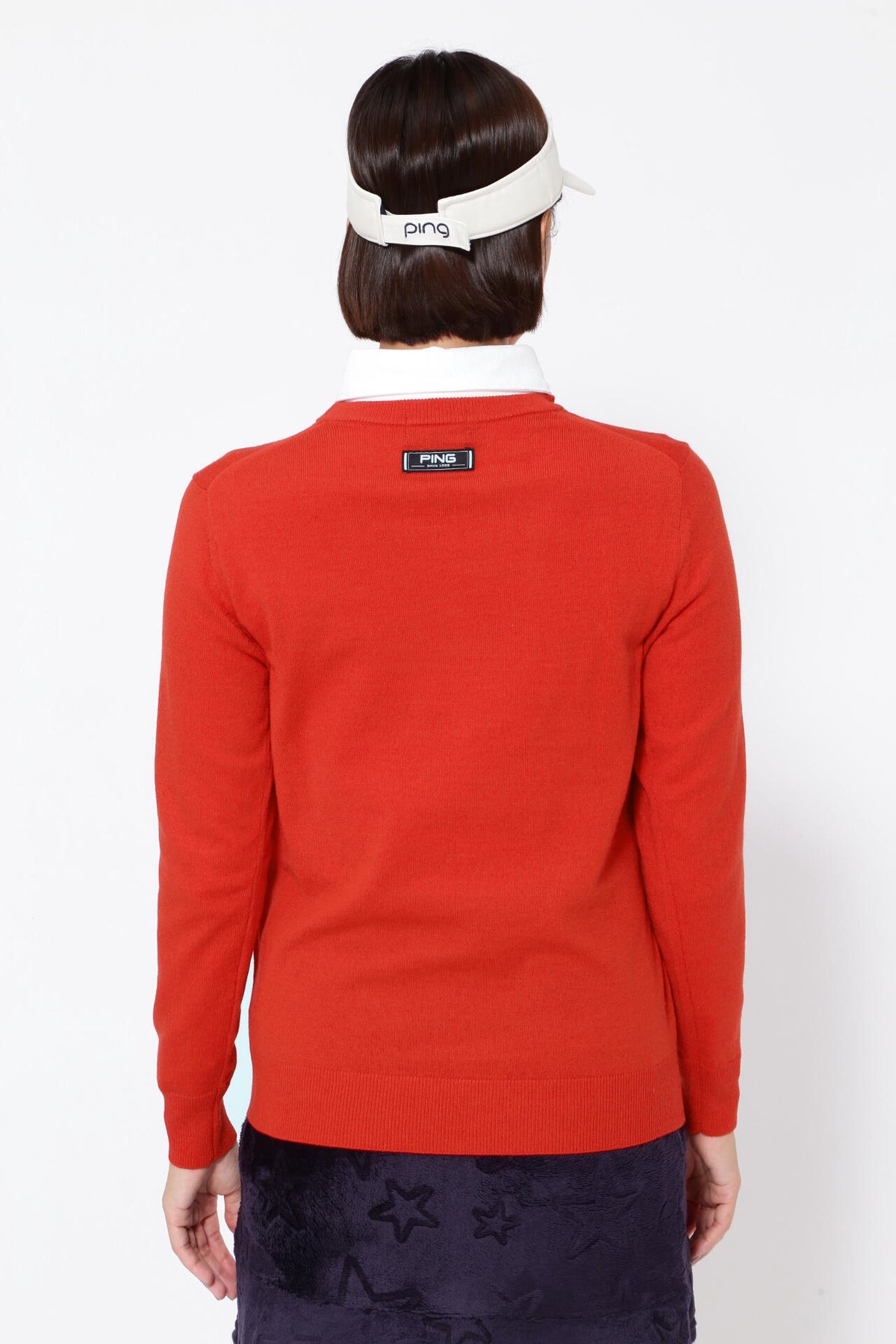 【PING APPAREL】10色展開 プレーンニッティング クルーネックニット ＜NATIVE＞ (LADIES)