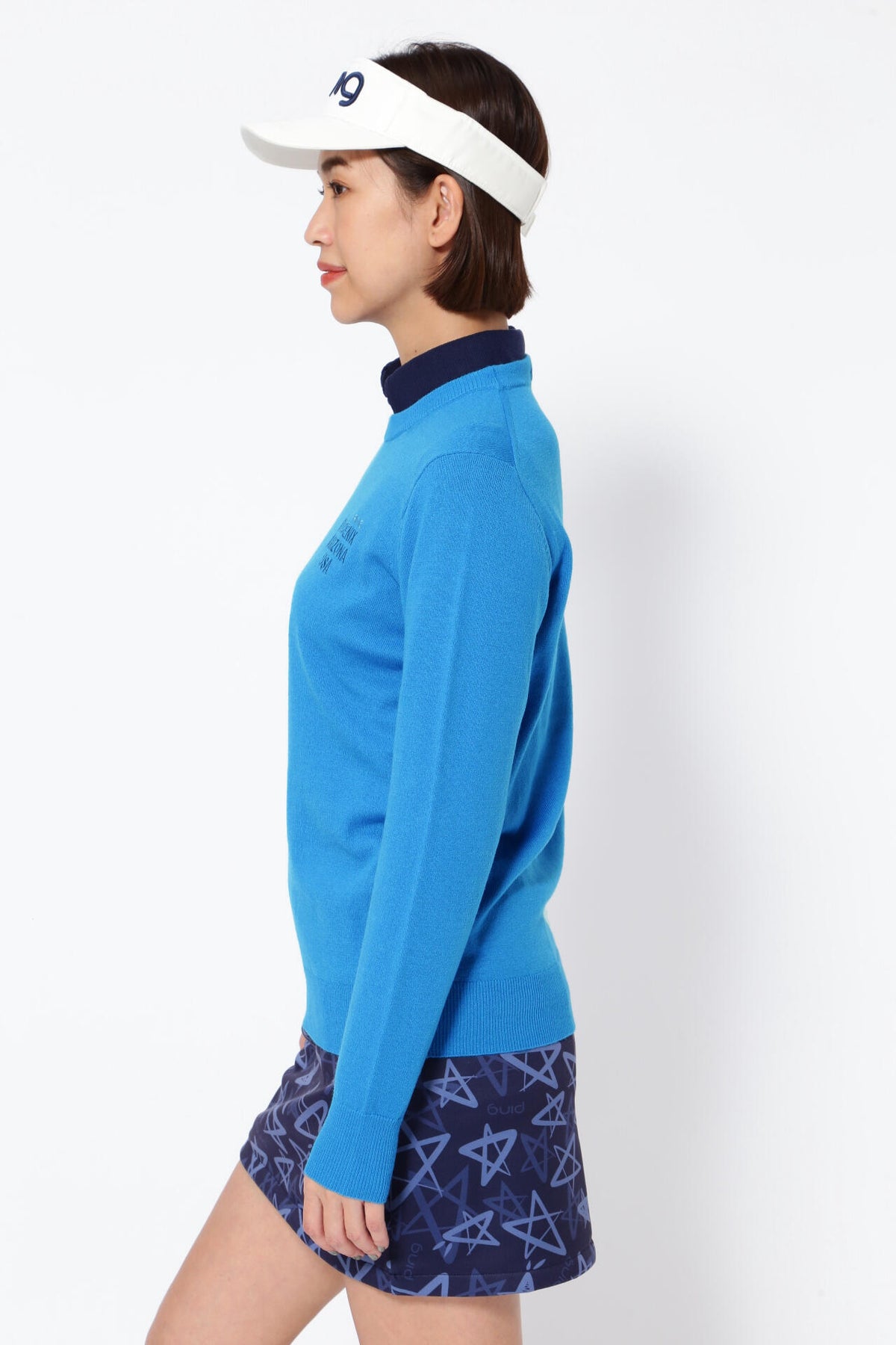 【PING APPAREL】10色展開 プレーンニッティング クルーネックニット ＜NATIVE＞ (LADIES)