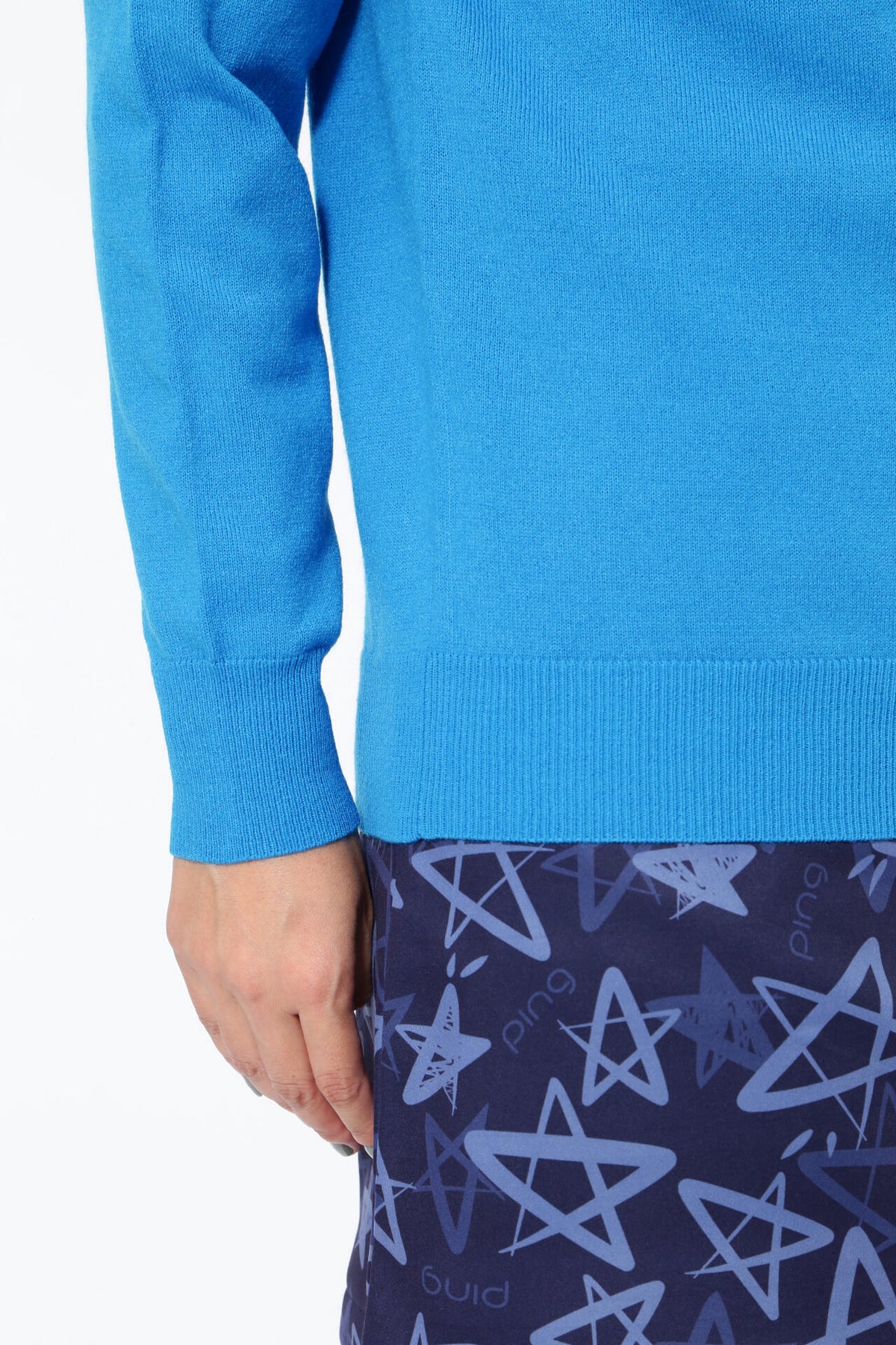 【PING APPAREL】10色展開 プレーンニッティング クルーネックニット ＜NATIVE＞ (LADIES)