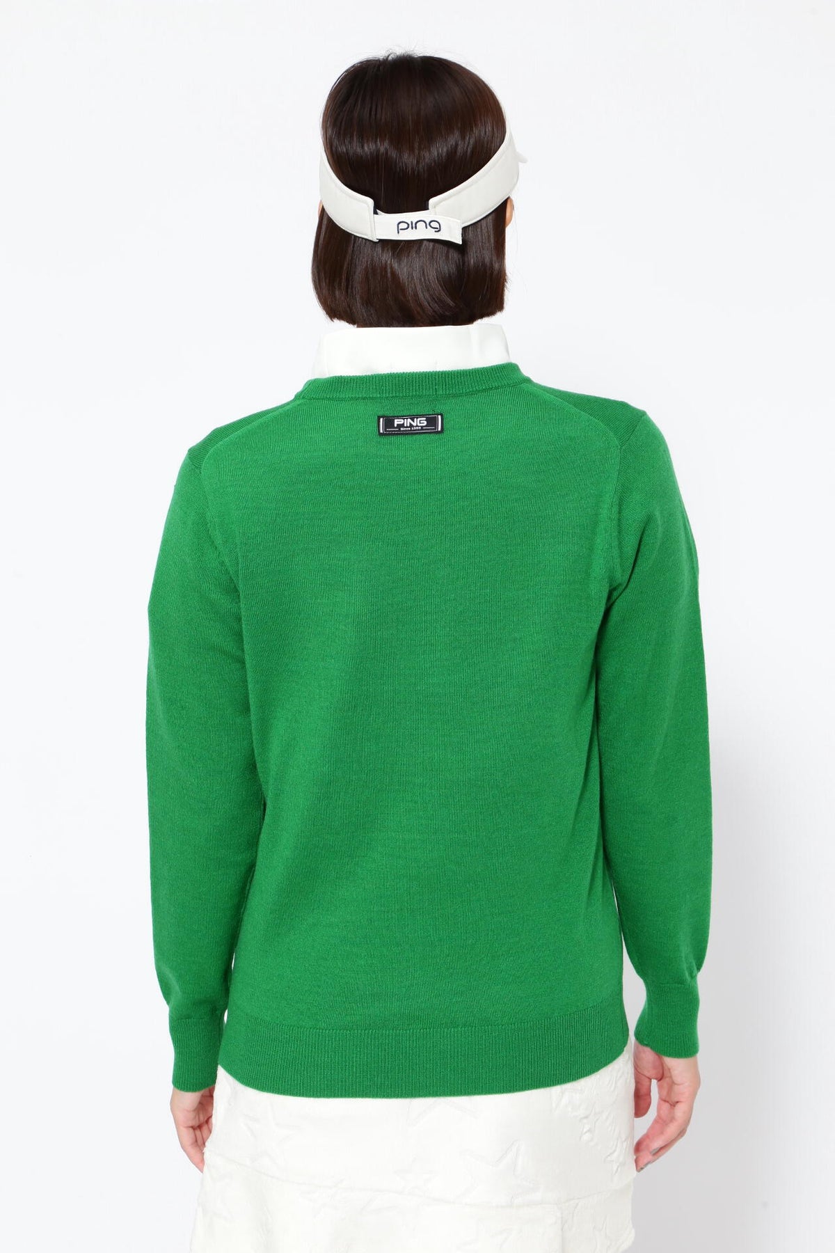 【PING APPAREL】10色展開 プレーンニッティング クルーネックニット ＜NATIVE＞ (LADIES)