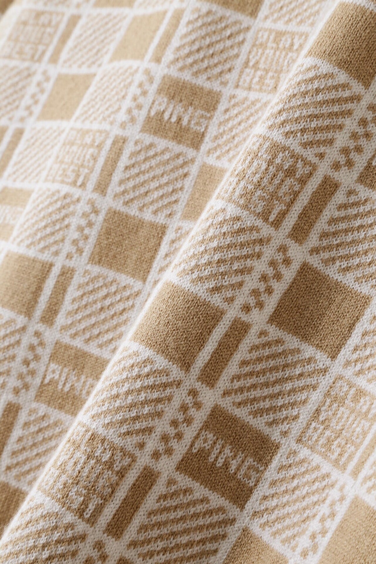 【PING APPAREL】裏付き クルーネックニットプルオーバー ＜GOLD＞ (LADIES)