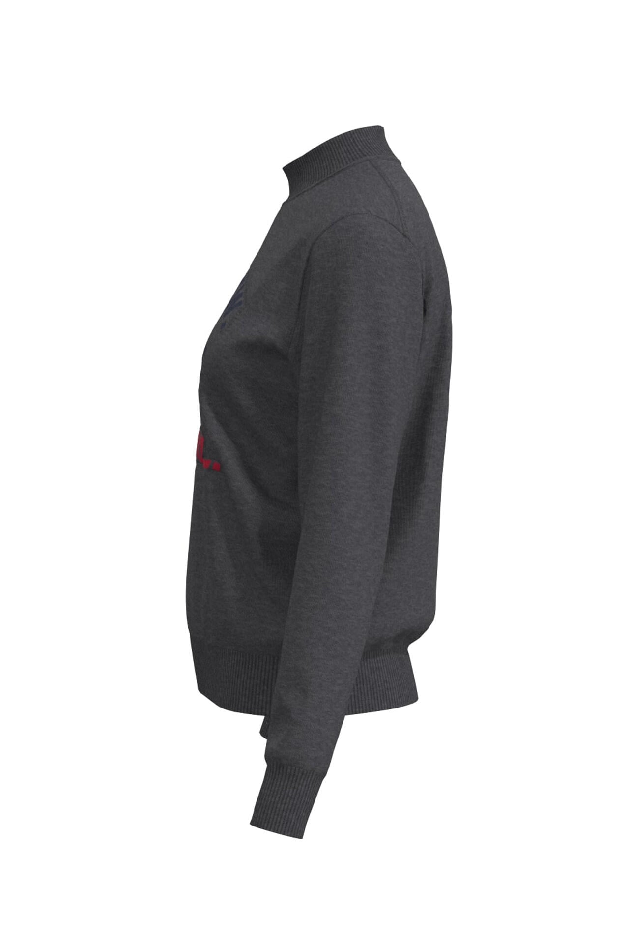 PING APPAREL】カレッジロゴジャガード クルーネックニットプル