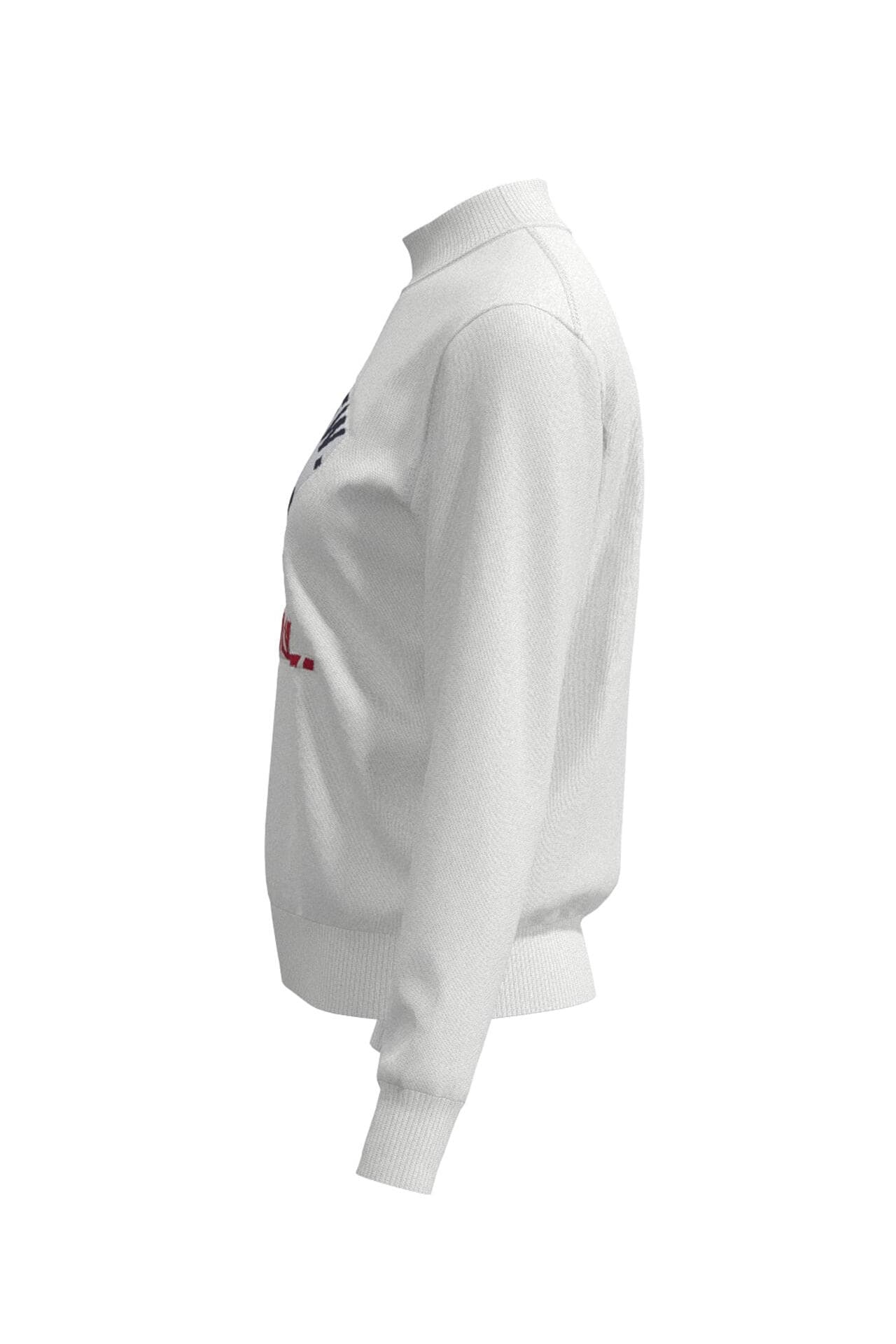 PING APPAREL】カレッジロゴジャガード クルーネックニットプル