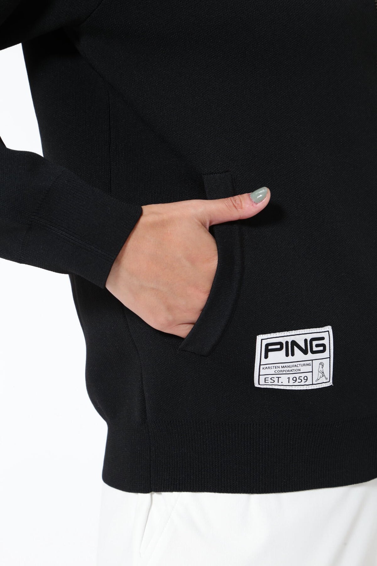 【PING APPAREL】フルジップニットブルゾン ＜GOLD＞ (LADIES)