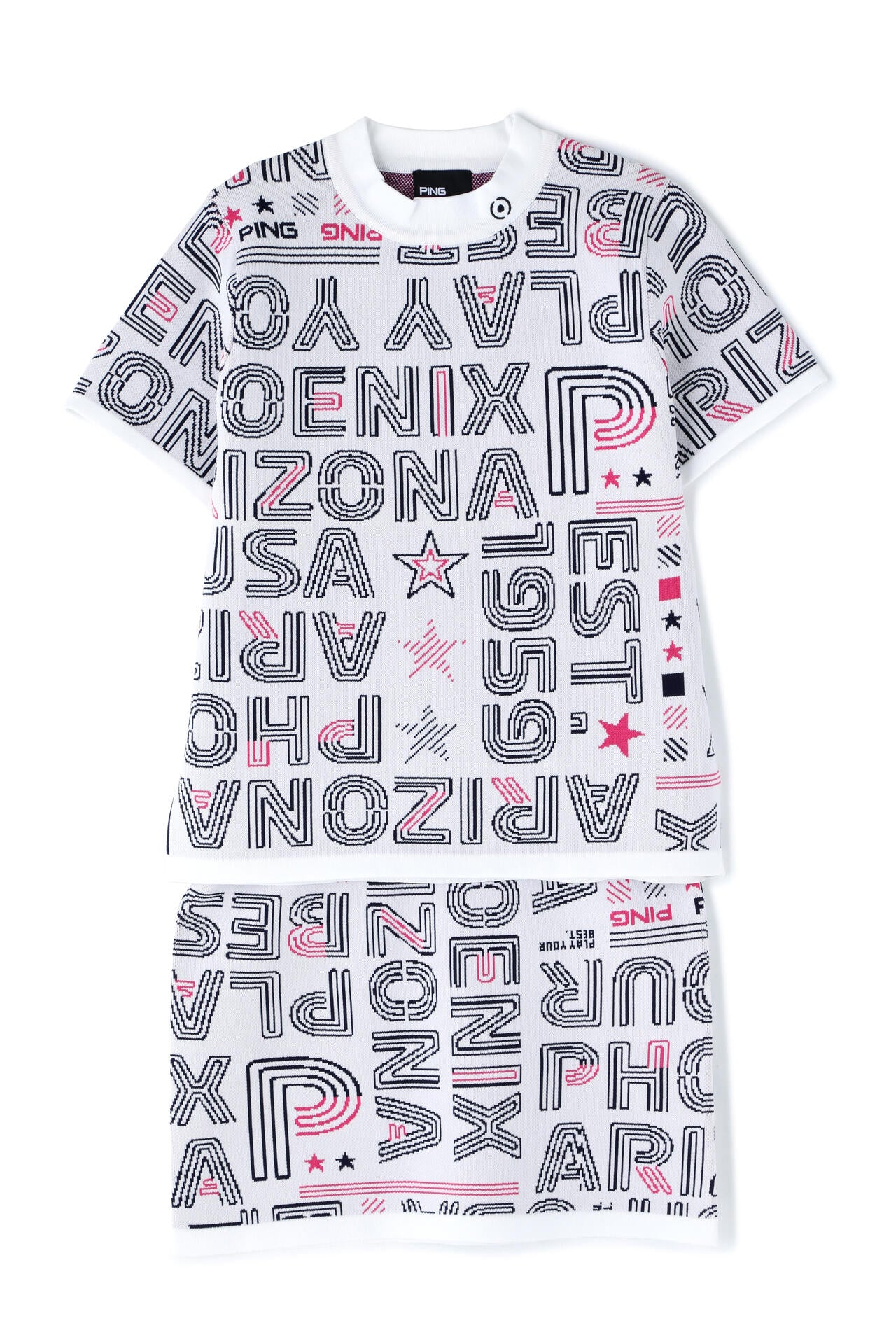 【PING APPAREL】セットアップニットジャカード ＜NATIVE＞ (LADIES)