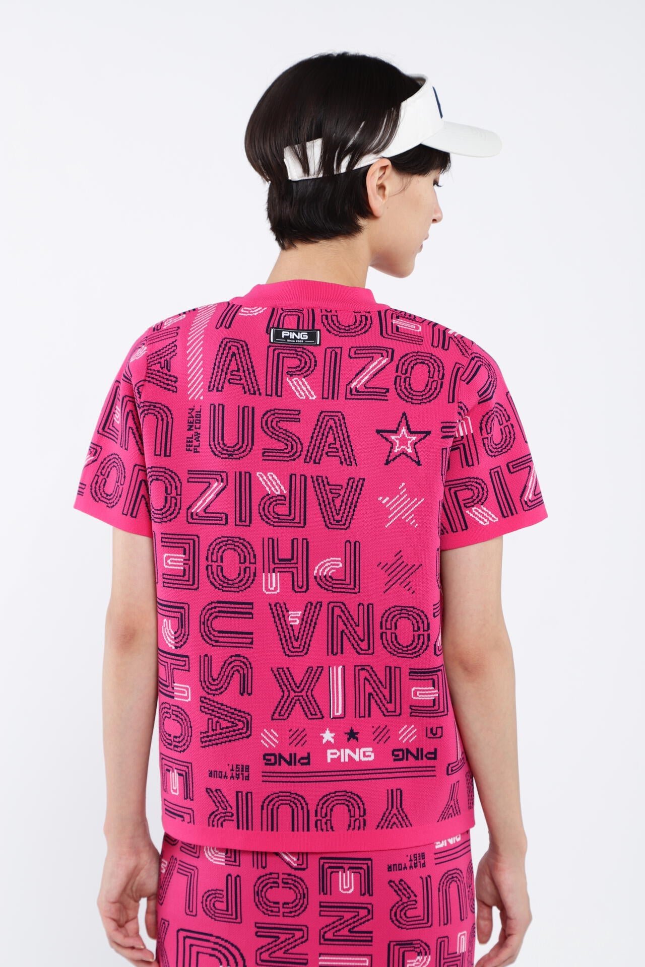 【PING APPAREL】セットアップニットジャカード ＜NATIVE＞ (LADIES)
