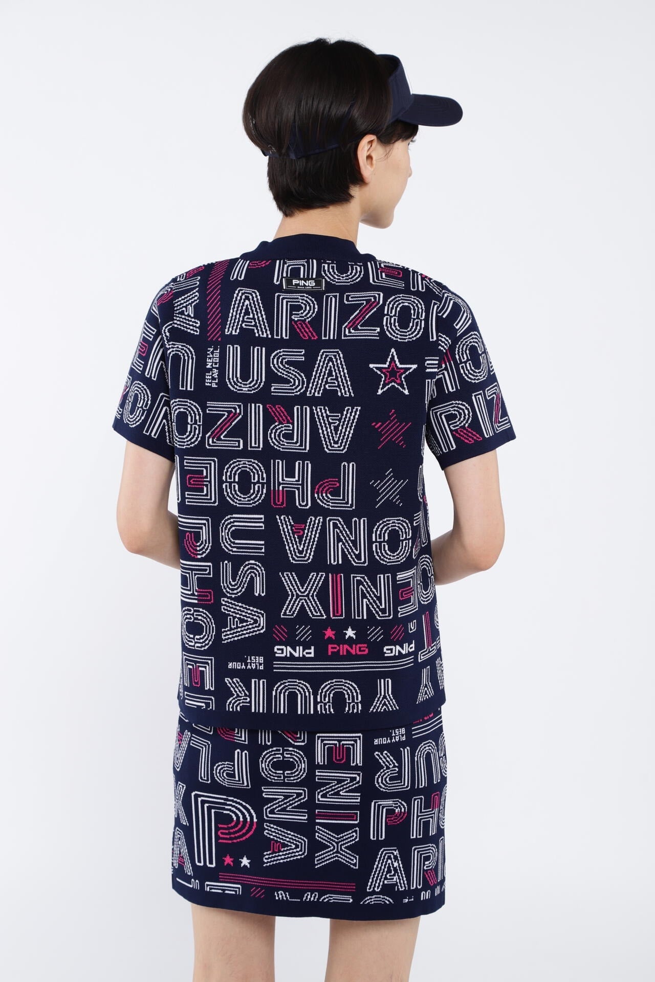 PING APPAREL】セットアップニットジャカード ＜NATIVE＞ (LADIES
