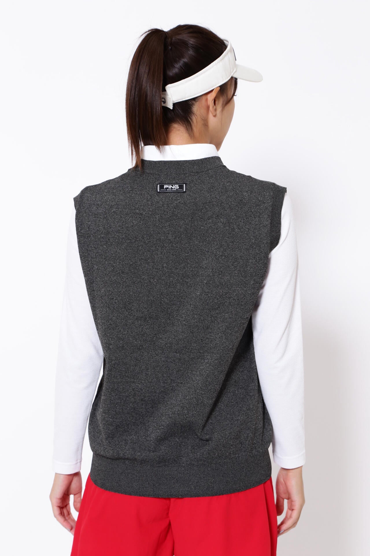 PING APPAREL】PHOENIX Mr.PINGジャガード軽量クルーネックニット