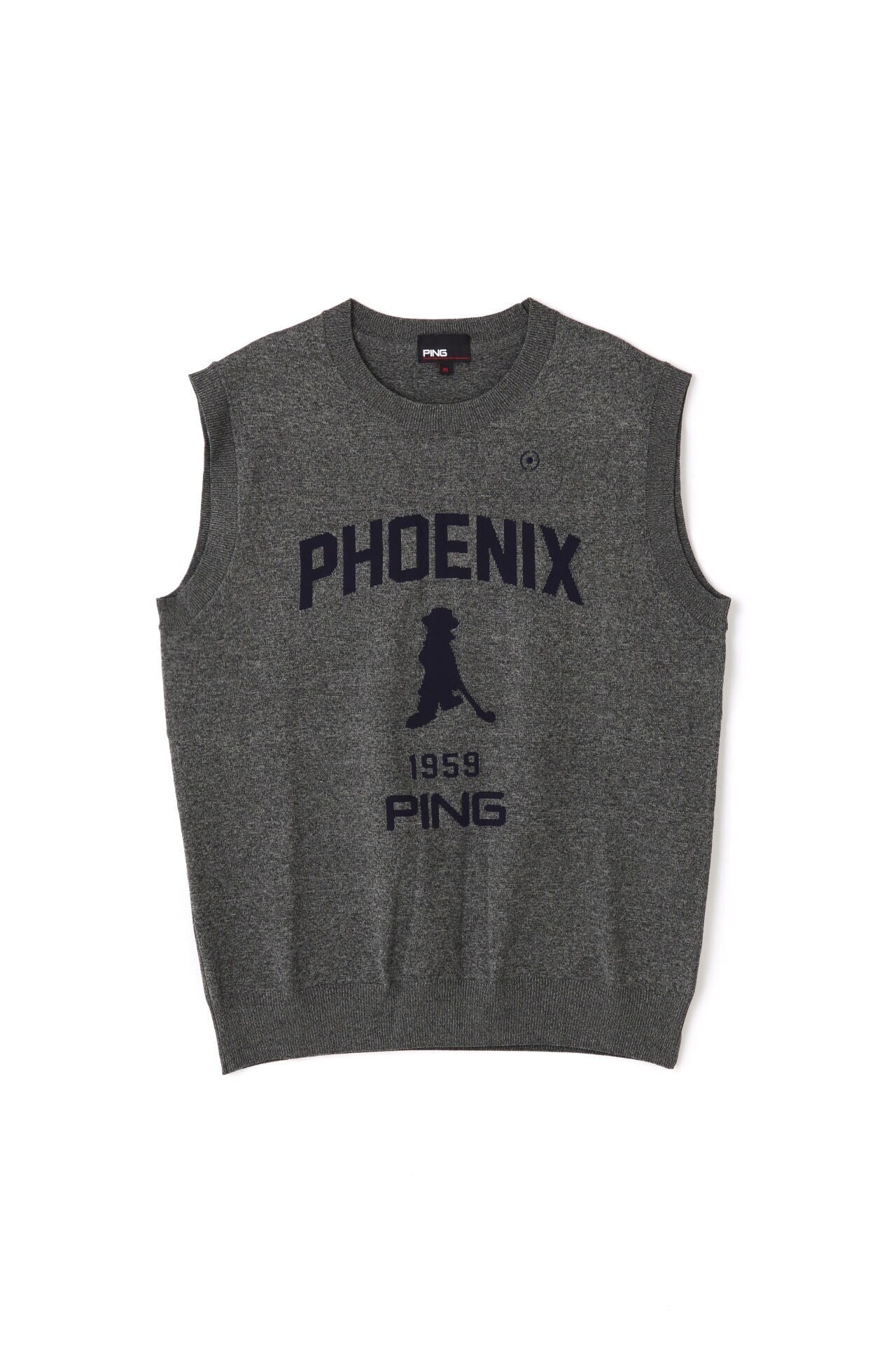 PING APPAREL】PHOENIX Mr.PINGジャガード軽量クルーネックニット
