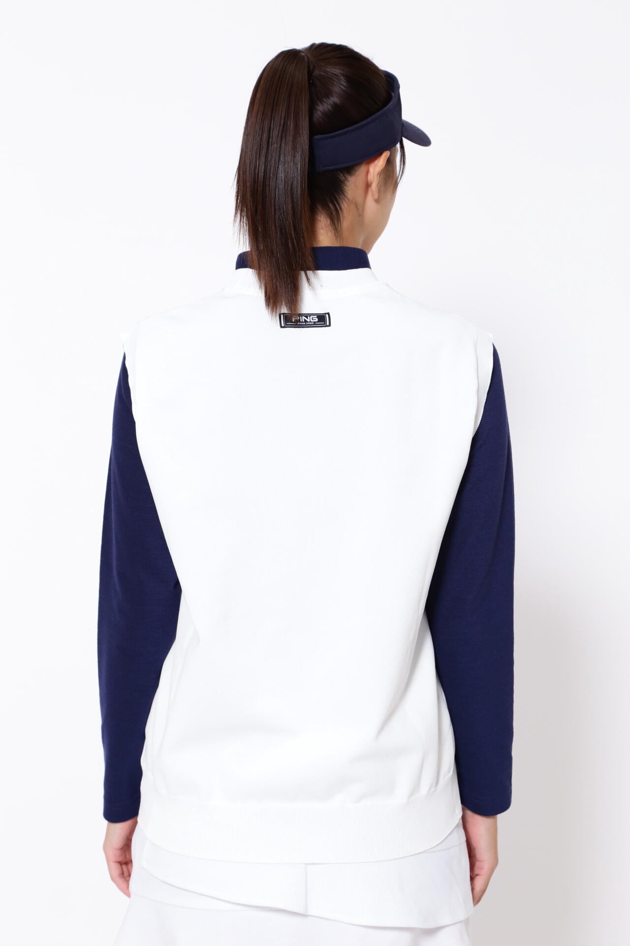 PING APPAREL】PHOENIX Mr.PINGジャガード軽量クルーネックニット