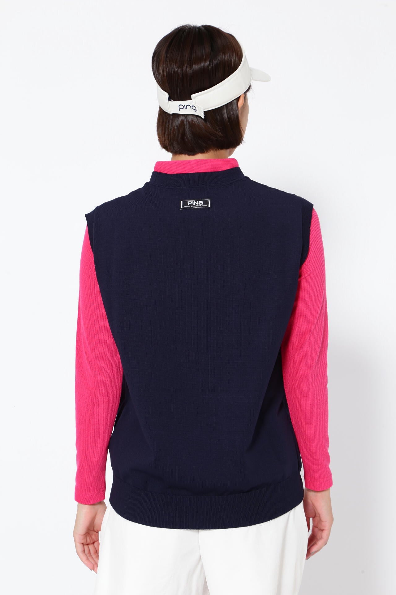 PING APPAREL】PHOENIX Mr.PINGジャガード軽量クルーネックニット