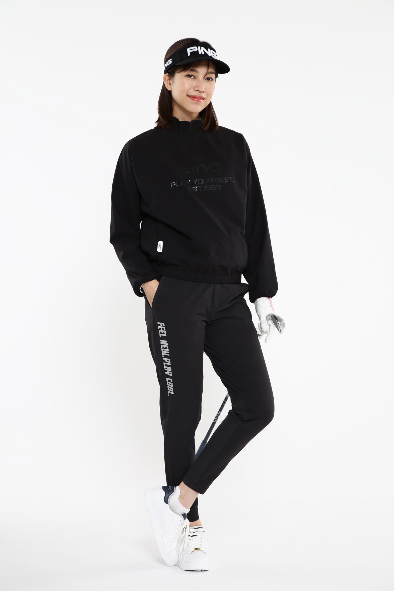 【PING APPAREL】【プルオーバー+ベスト】リップストップ ツインブルゾン ＜PERFORMANCE＞ (LADIES)