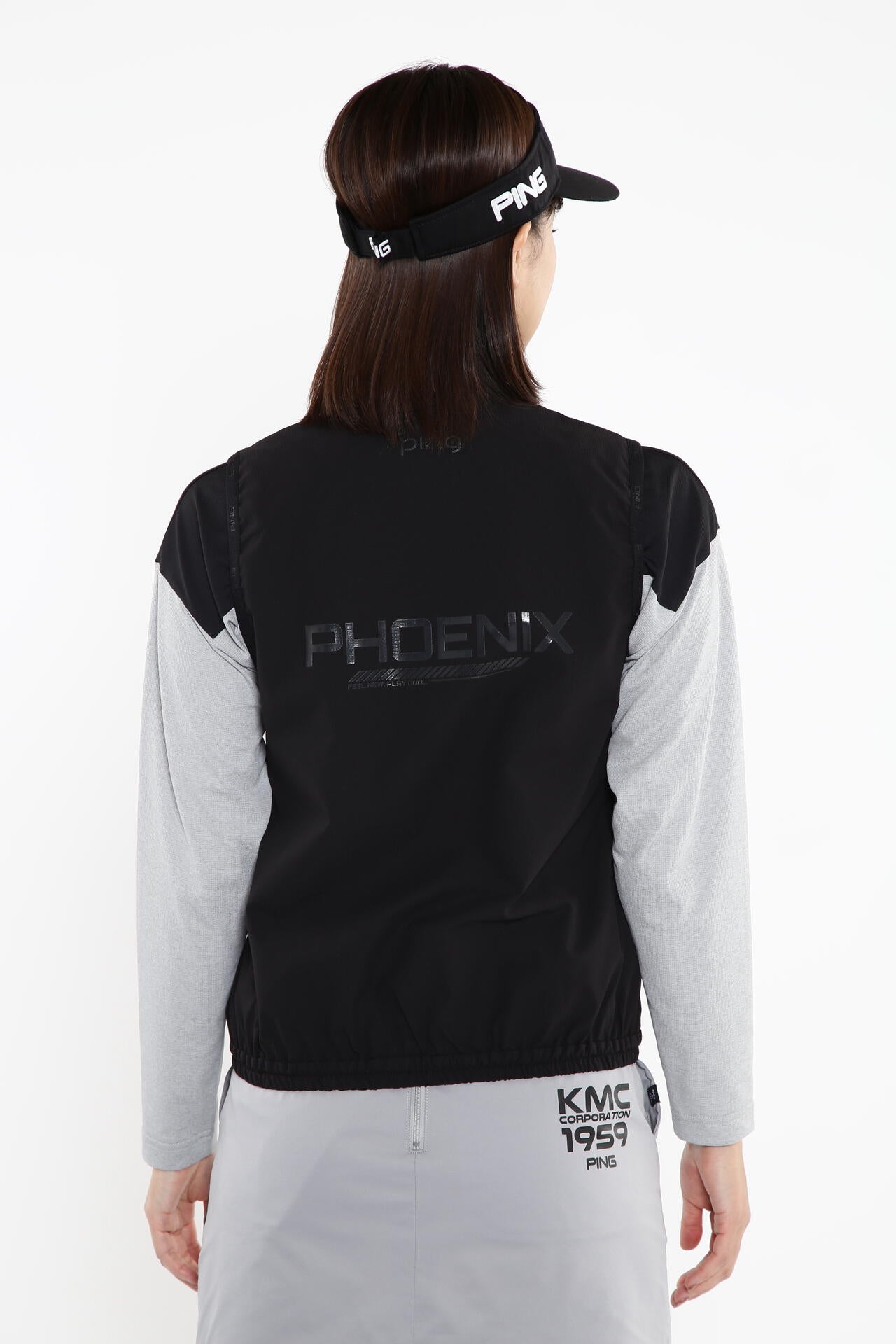 【PING APPAREL】【プルオーバー+ベスト】リップストップ ツインブルゾン ＜PERFORMANCE＞ (LADIES)