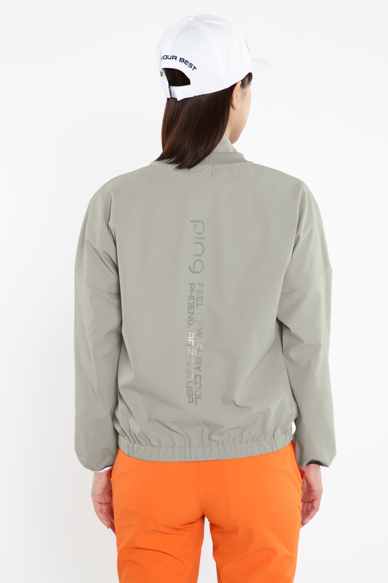 【PING APPAREL】【プルオーバー+ベスト】リップストップ ツインブルゾン ＜PERFORMANCE＞ (LADIES)