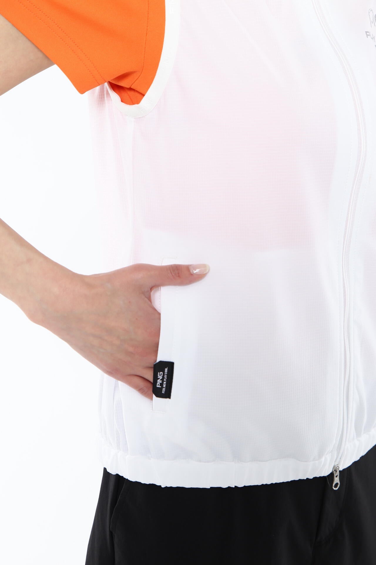 【PING APPAREL】【プルオーバー+ベスト】リップストップ ツインブルゾン ＜PERFORMANCE＞ (LADIES)