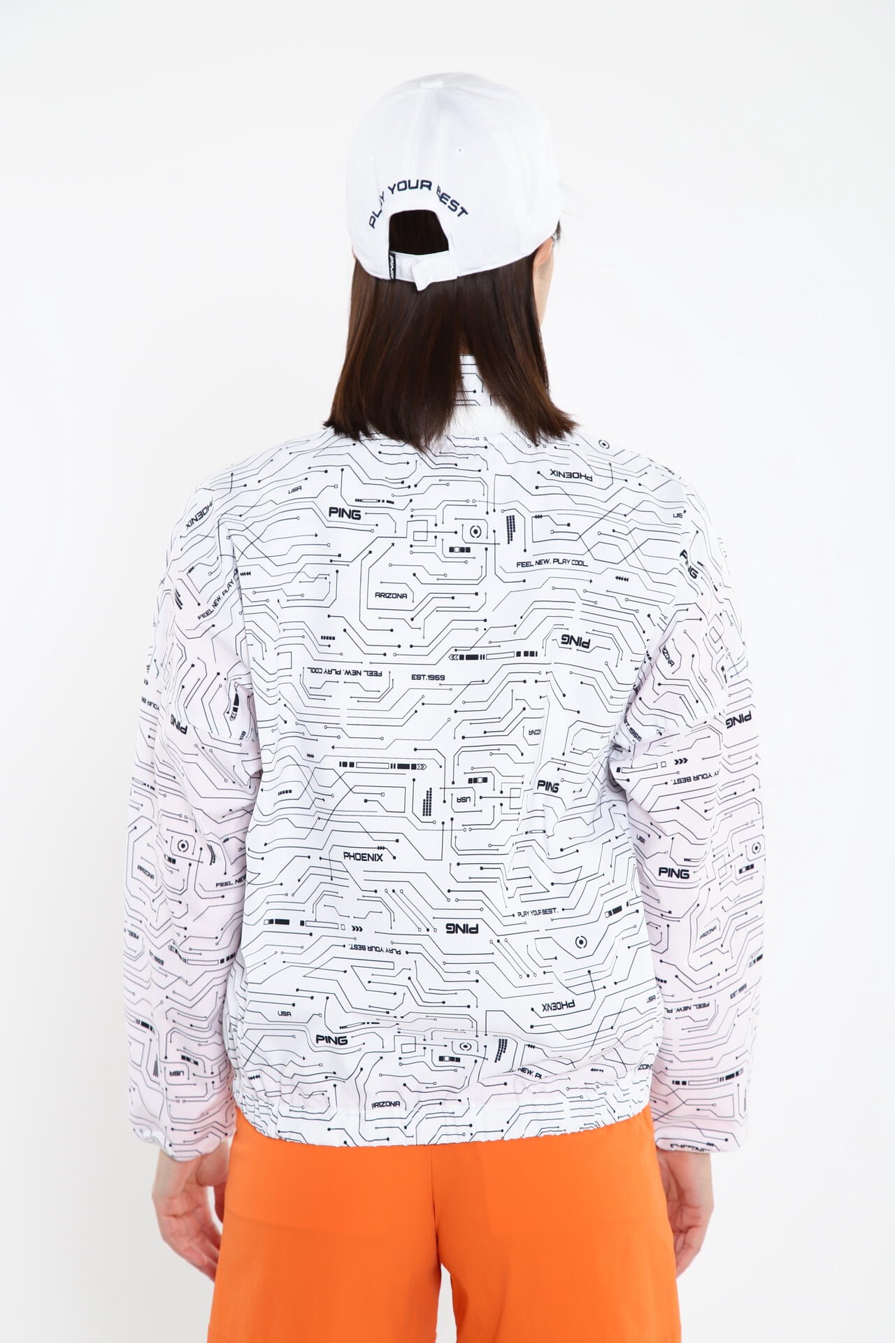 【PING APPAREL】【プルオーバー+ベスト】リップストップ ツインブルゾン ＜PERFORMANCE＞ (LADIES)