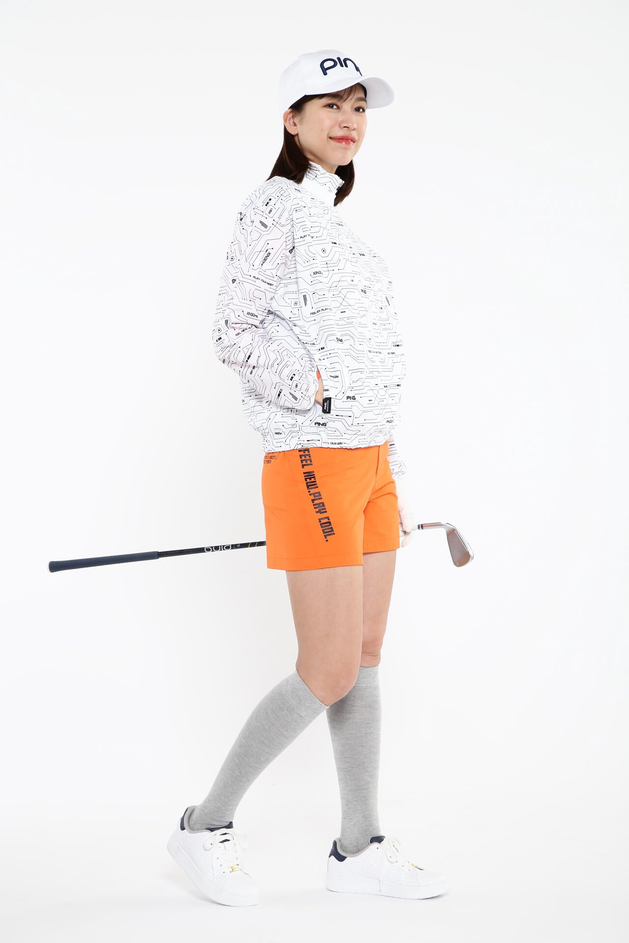 【PING APPAREL】【プルオーバー+ベスト】リップストップ ツインブルゾン ＜PERFORMANCE＞ (LADIES)
