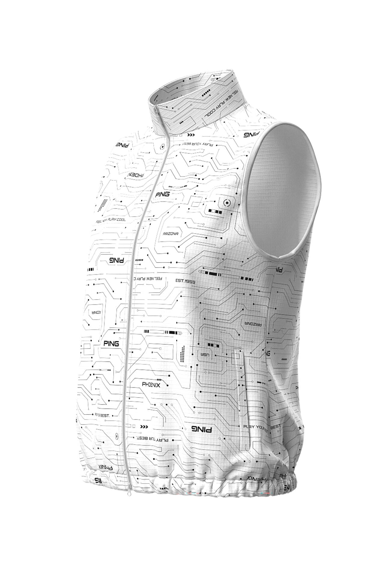 【PING APPAREL】【プルオーバー+ベスト】リップストップ ツインブルゾン ＜PERFORMANCE＞ (LADIES)