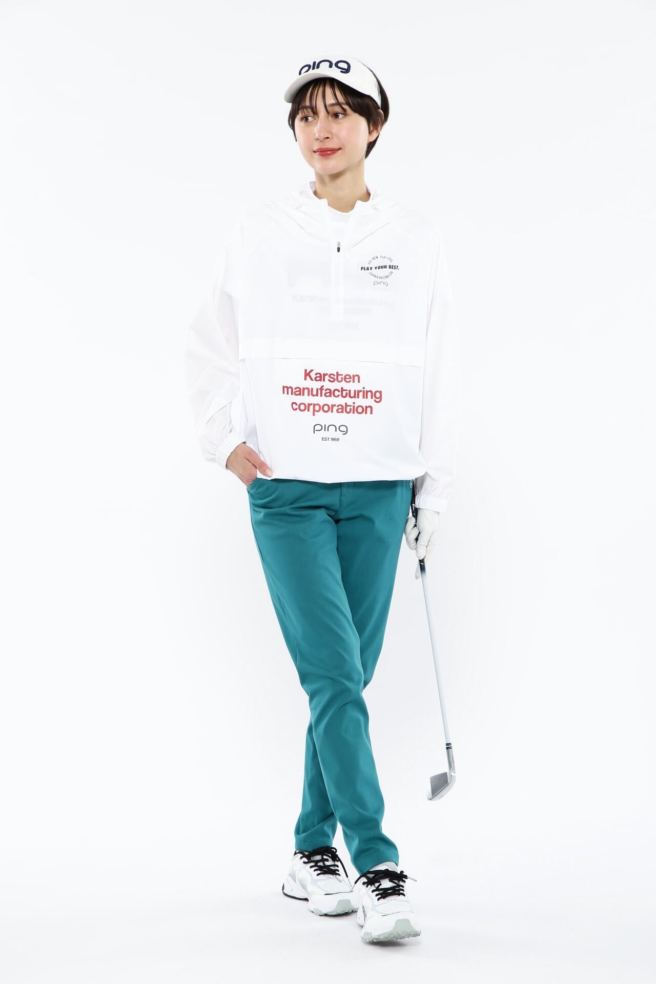 【PING APPAREL】ライトテーパード5ポケットストレッチパンツ ＜NATIVE＞ (LADIES)