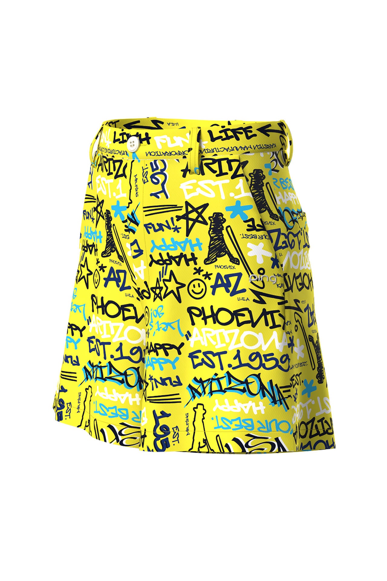 【PING APPAREL】タギングパターンストレッチショートパンツ ＜NATIVE＞ (LADIES)
