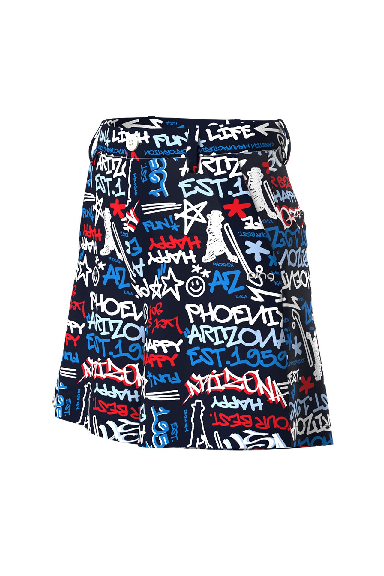 【PING APPAREL】タギングパターンストレッチショートパンツ ＜NATIVE＞ (LADIES)