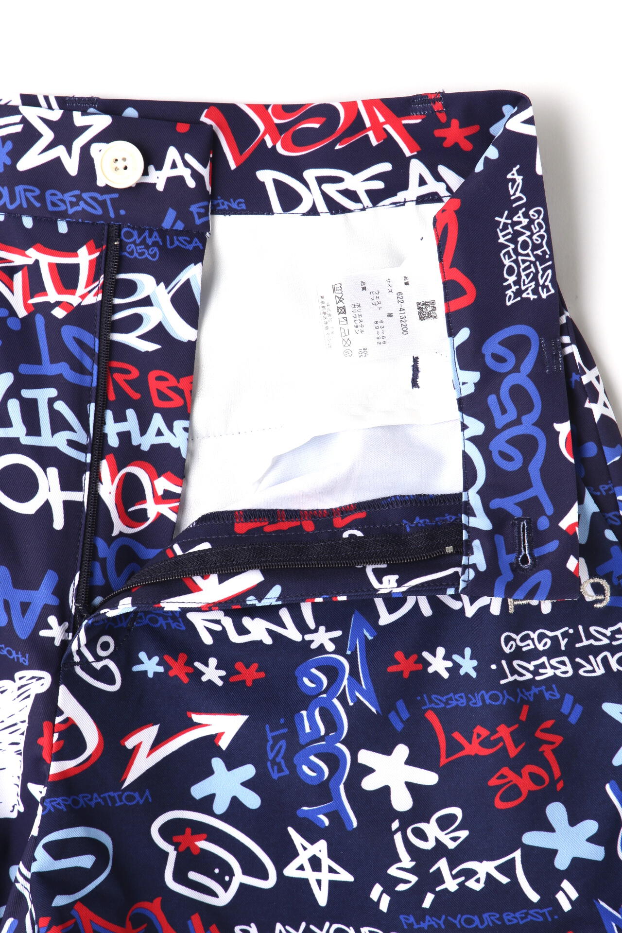 【PING APPAREL】タギングパターンストレッチショートパンツ ＜NATIVE＞ (LADIES)