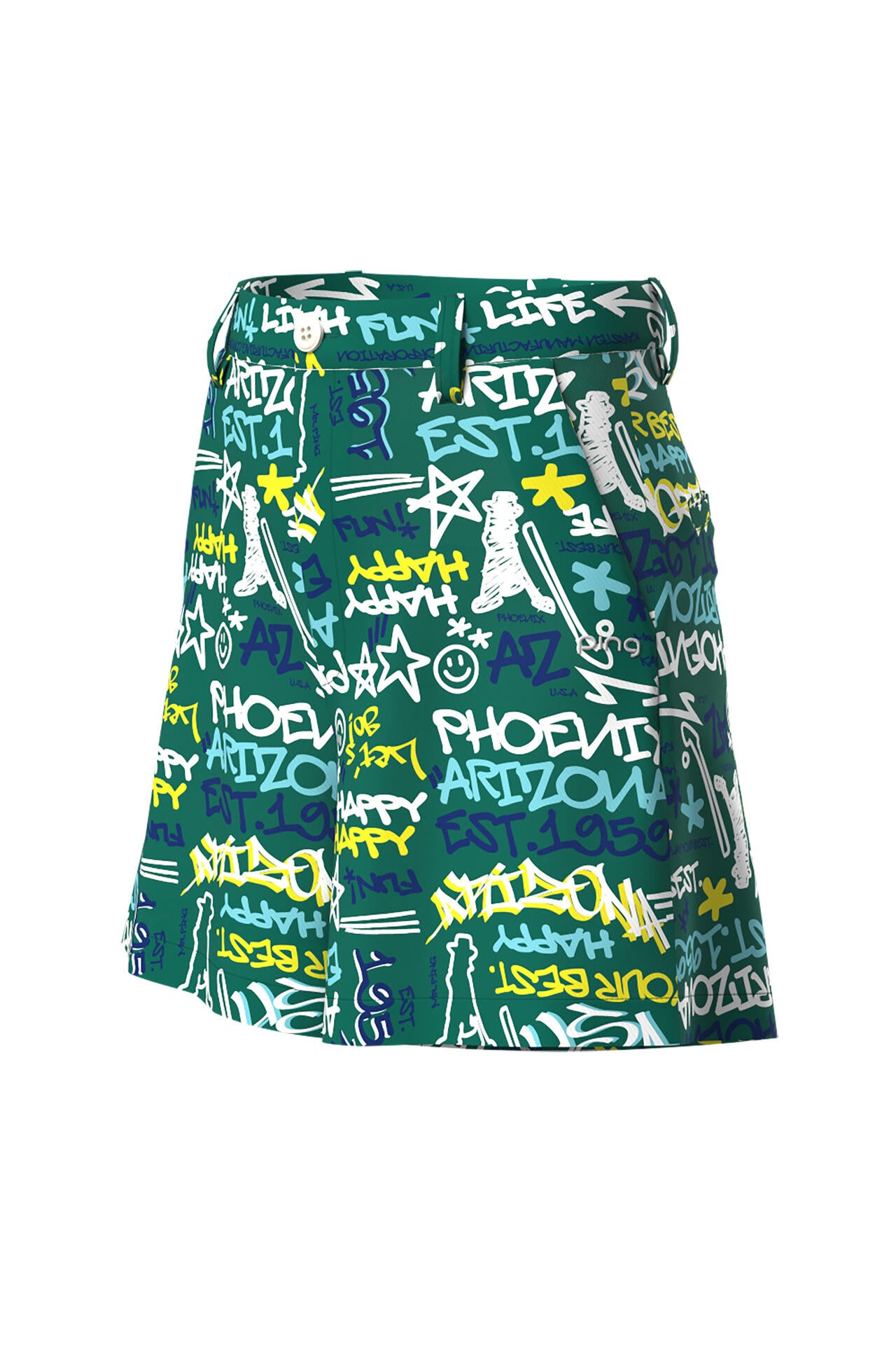 【PING APPAREL】タギングパターンストレッチショートパンツ ＜NATIVE＞ (LADIES)