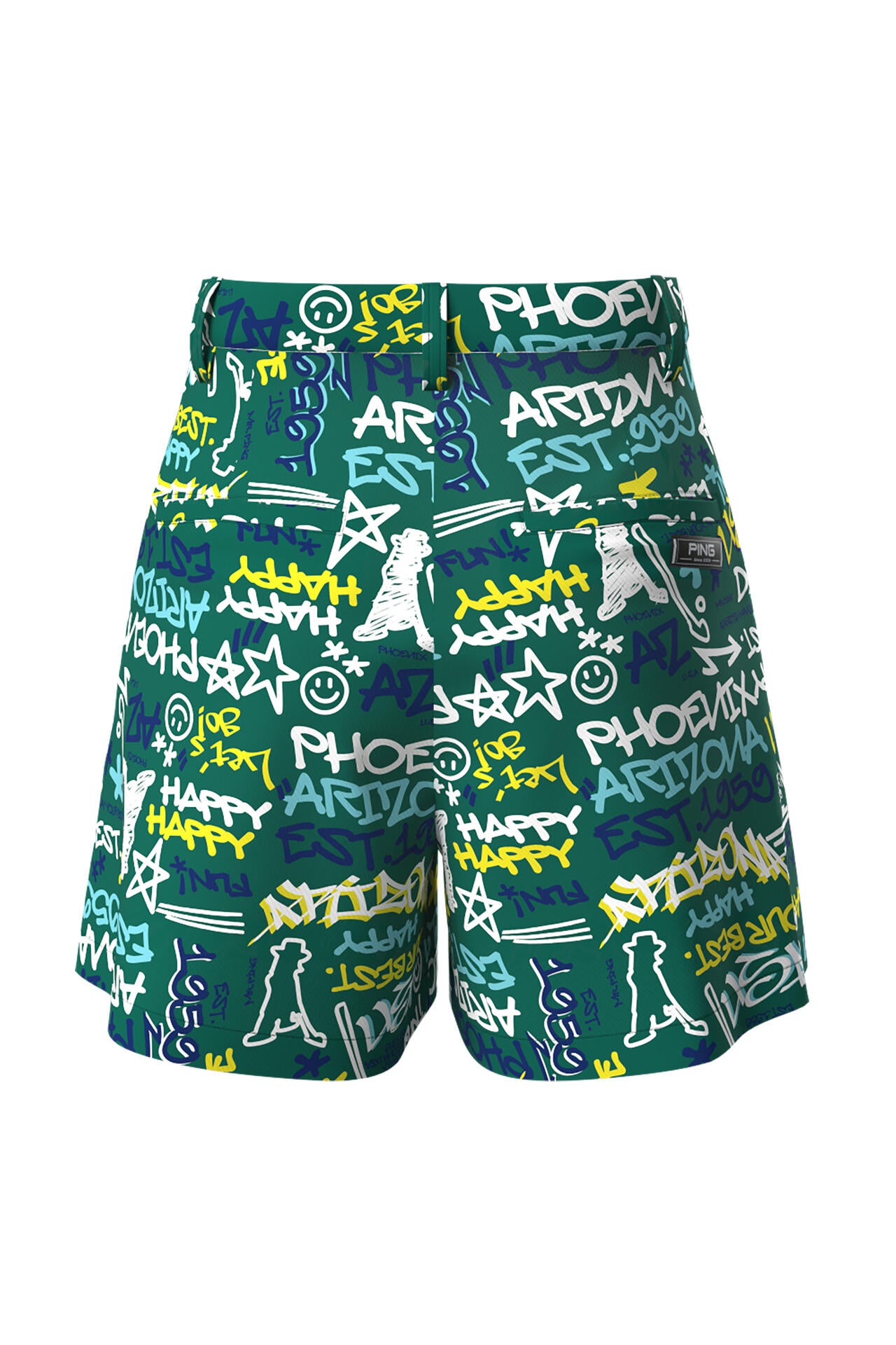 【PING APPAREL】タギングパターンストレッチショートパンツ ＜NATIVE＞ (LADIES)