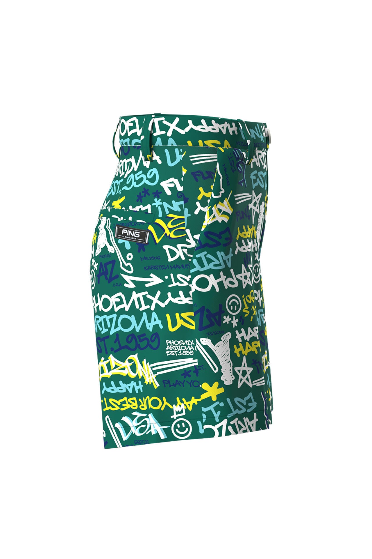 【PING APPAREL】タギングパターンストレッチショートパンツ ＜NATIVE＞ (LADIES)