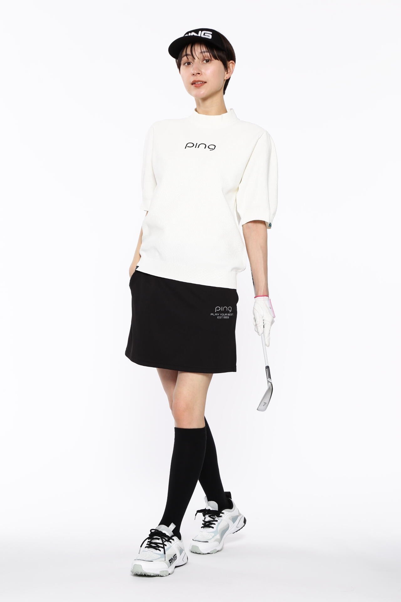 【PING APPAREL】ジャカードストレッチスカート ＜PERFORMANCE＞ (LADIES)