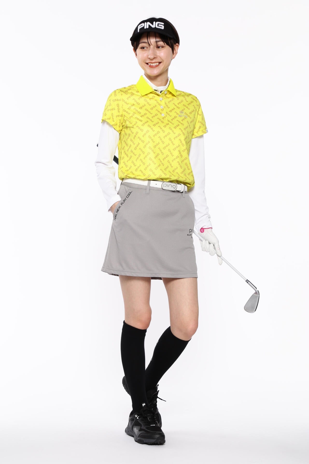 【PING APPAREL】ジャカードストレッチスカート ＜PERFORMANCE＞ (LADIES)